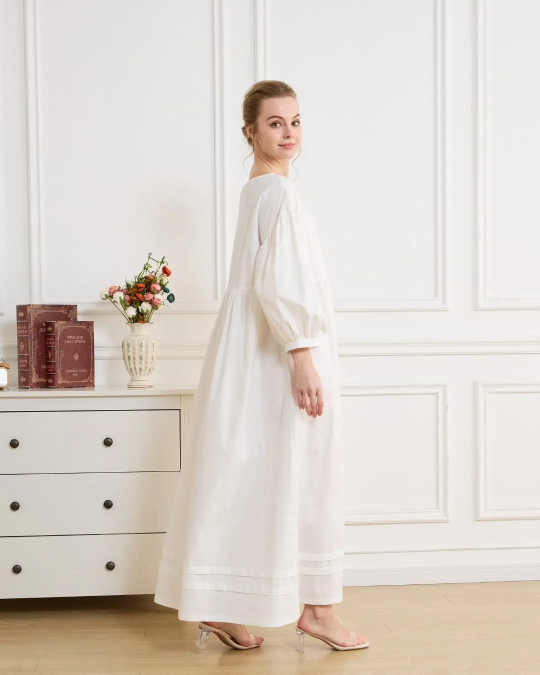 summer cotton dresses 2026 Minimalist White Maxi That Feels Like a Reset