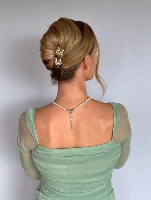 best summer easy hairstyle 2026 Elegant French Twist Bun
