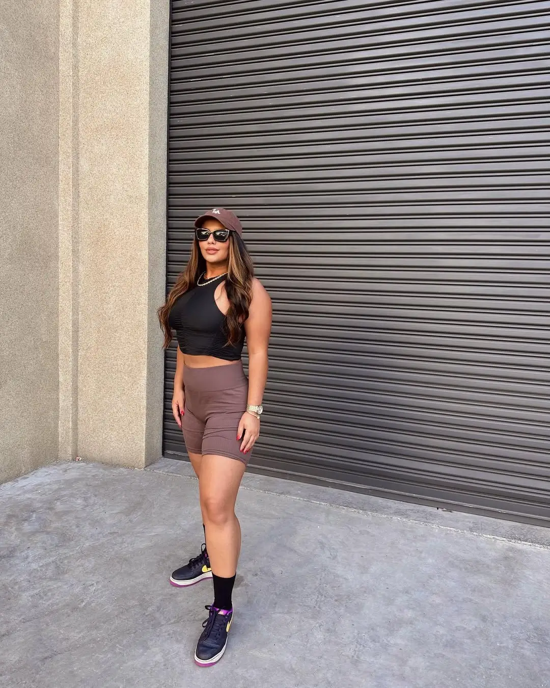 biker shorts outfits summer 2026 Sporty Street Energy: Elevated Gym-Core