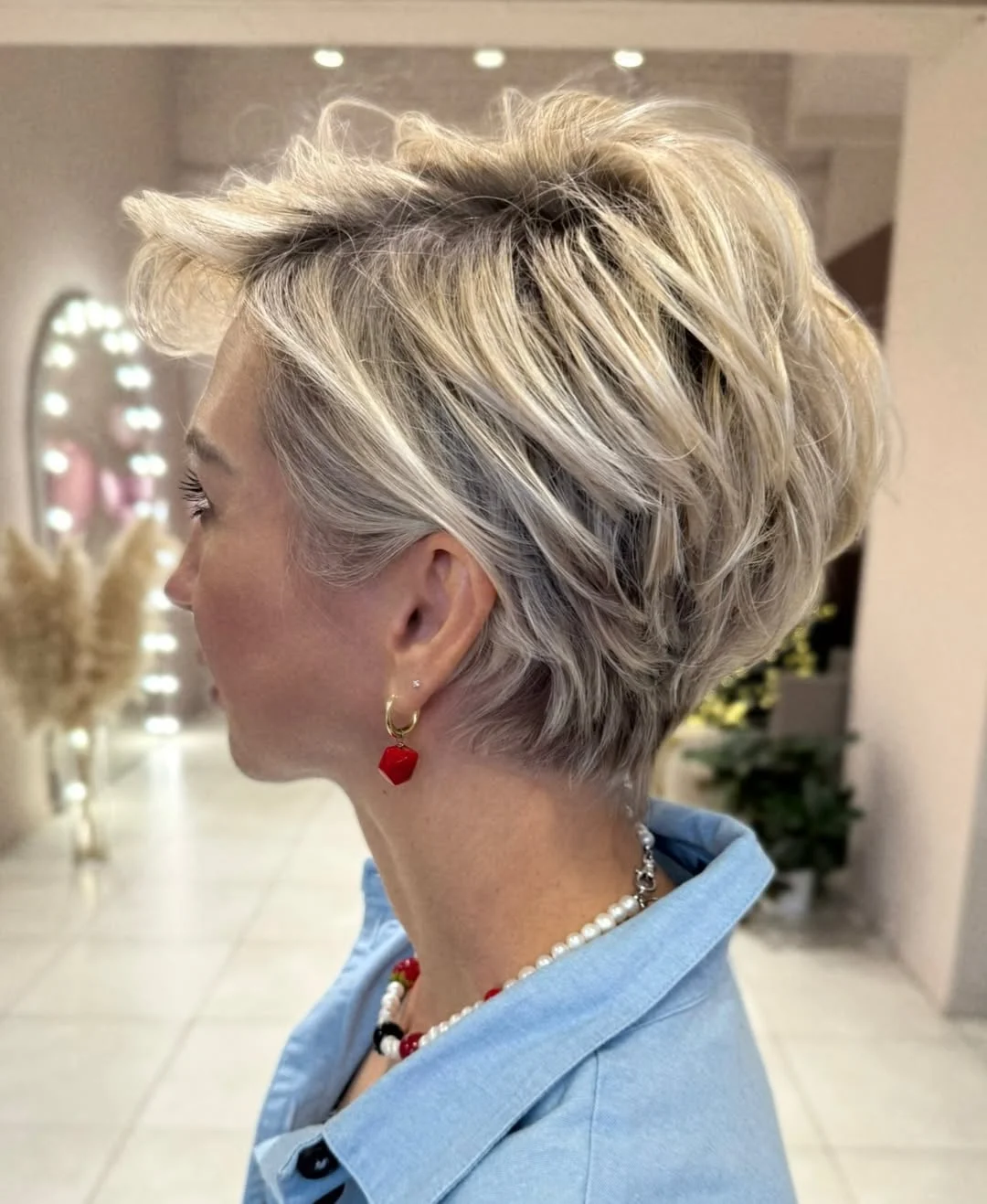 chic summer haircuts for thin fine hair 2026 Chic Textured Pixie with Lifted Crown