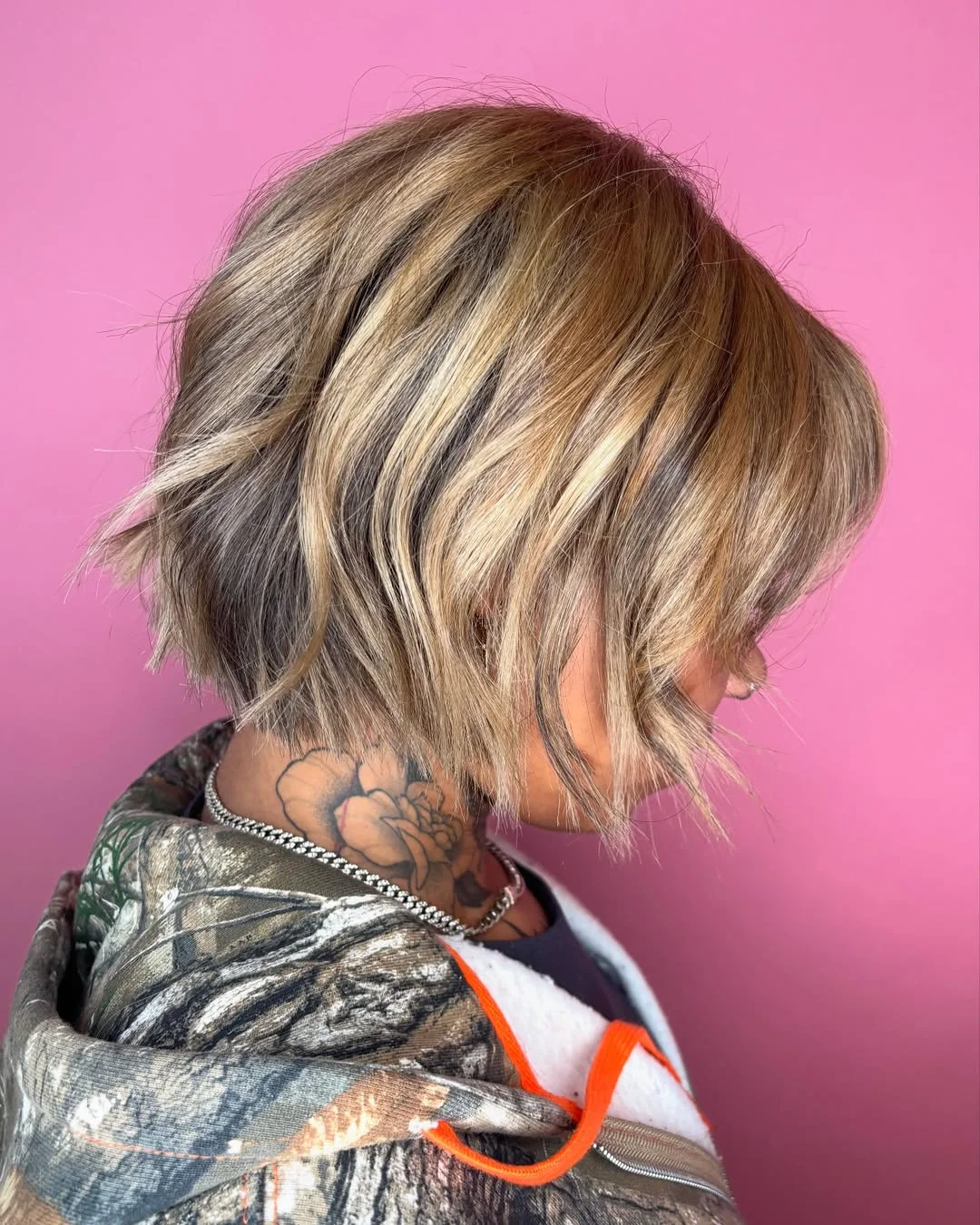chic summer haircuts for thin fine hair 2026 Edgy Textured Bob with Short Layers