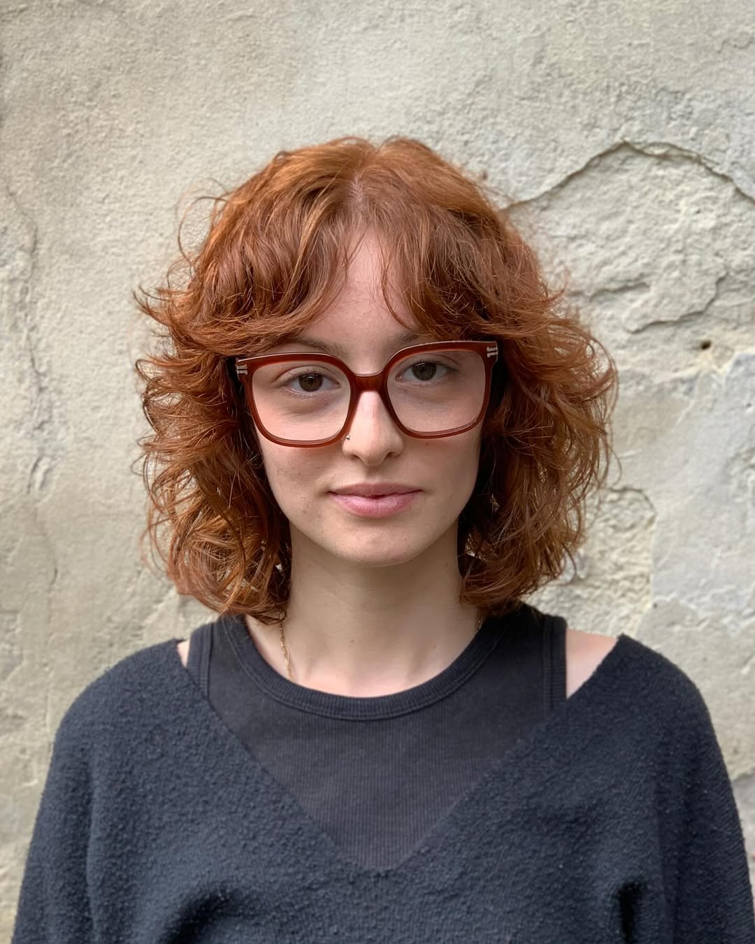 chic summer shag haircut 2026 short curly shag haircut copper