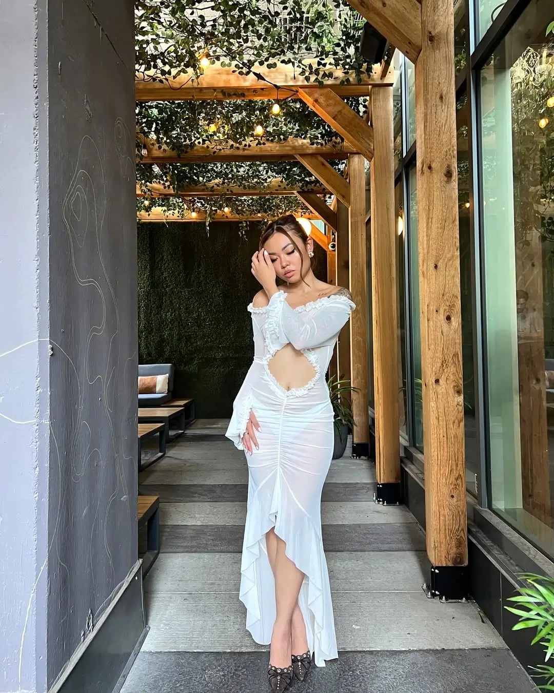 comfy breathable summer outfits 2026 Sheer romance with a modern edge