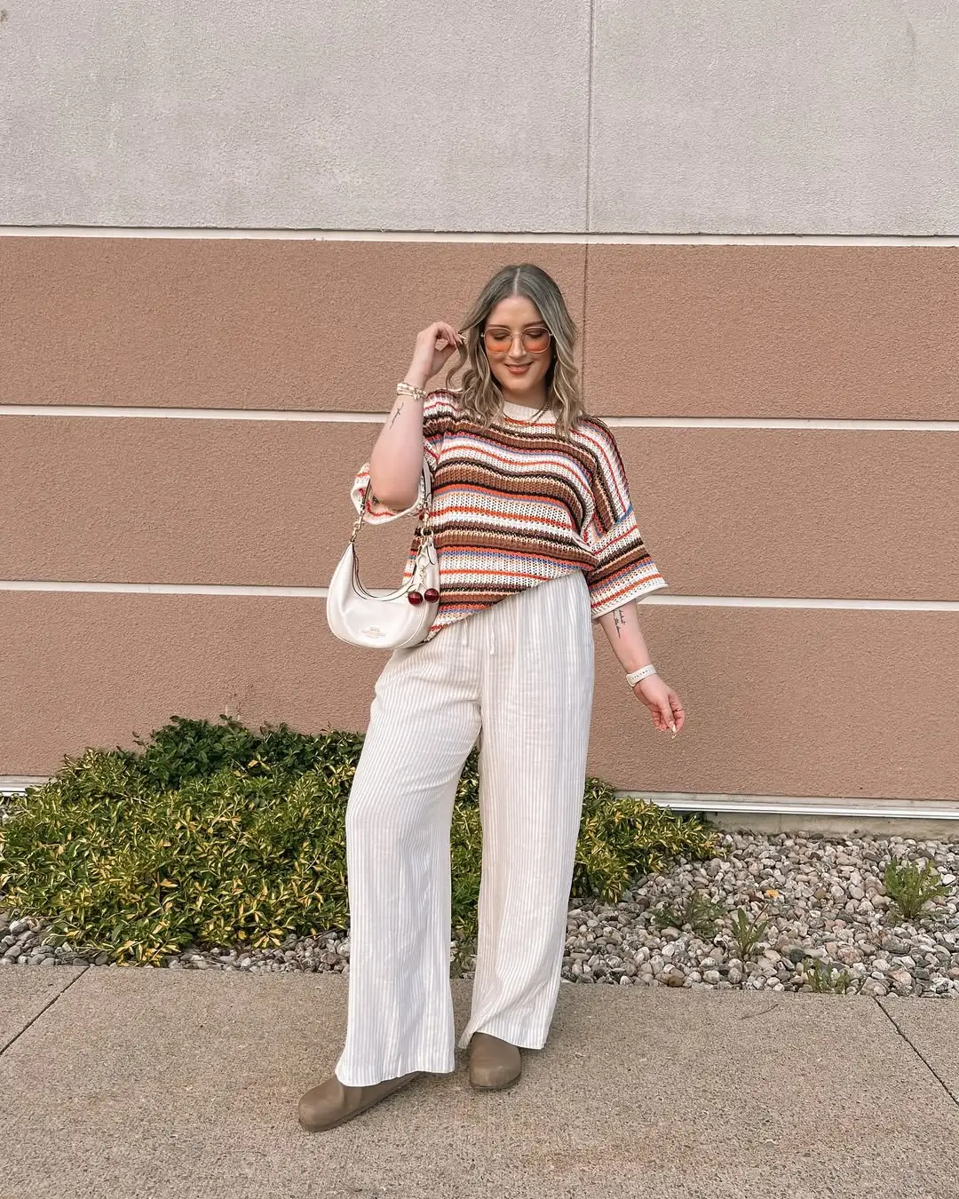 comfy breathable summer outfits 2026 Relaxed stripes and easy movement