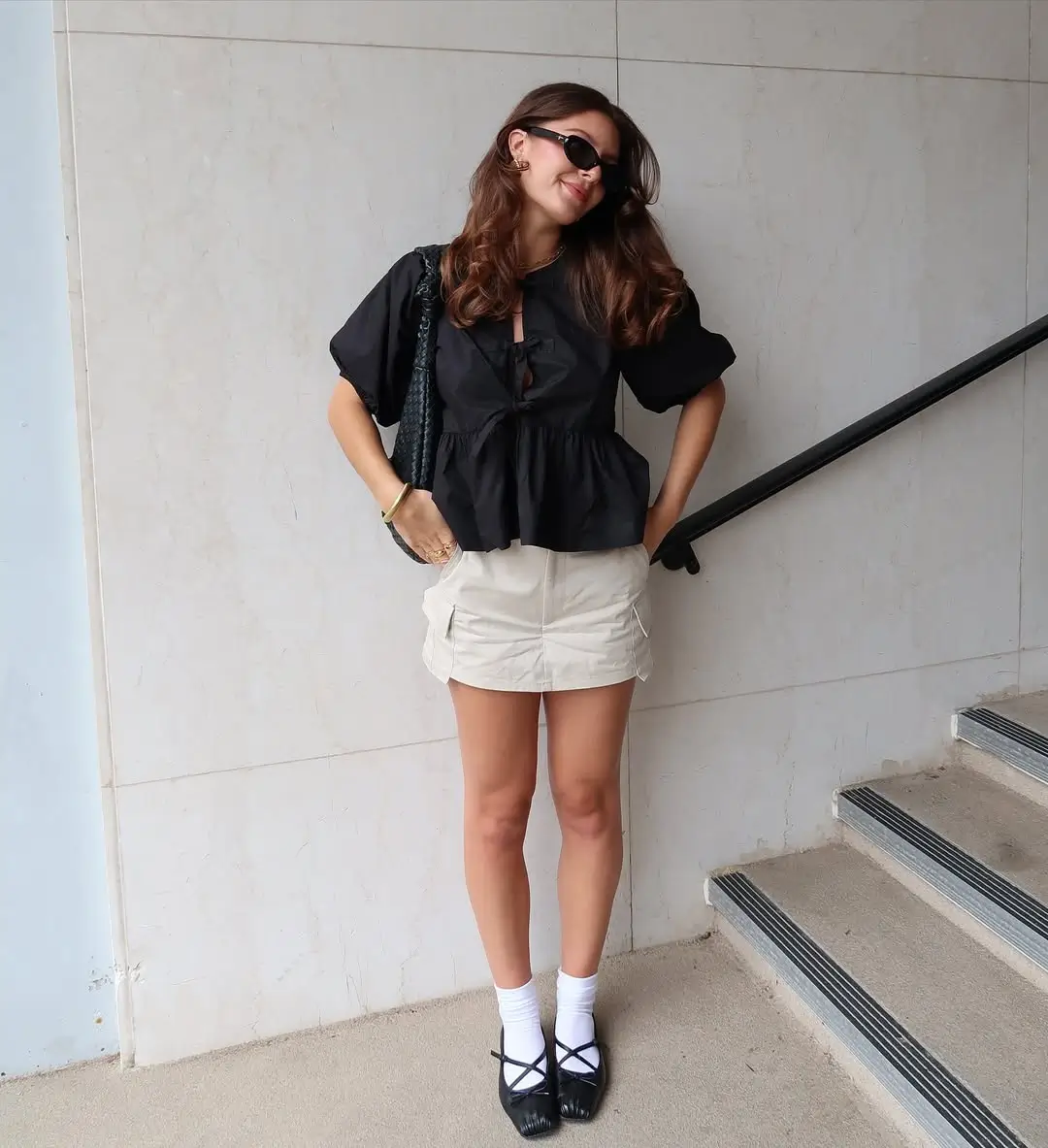 comfy breathable summer outfits 2026 Minimal contrast with a playful edge