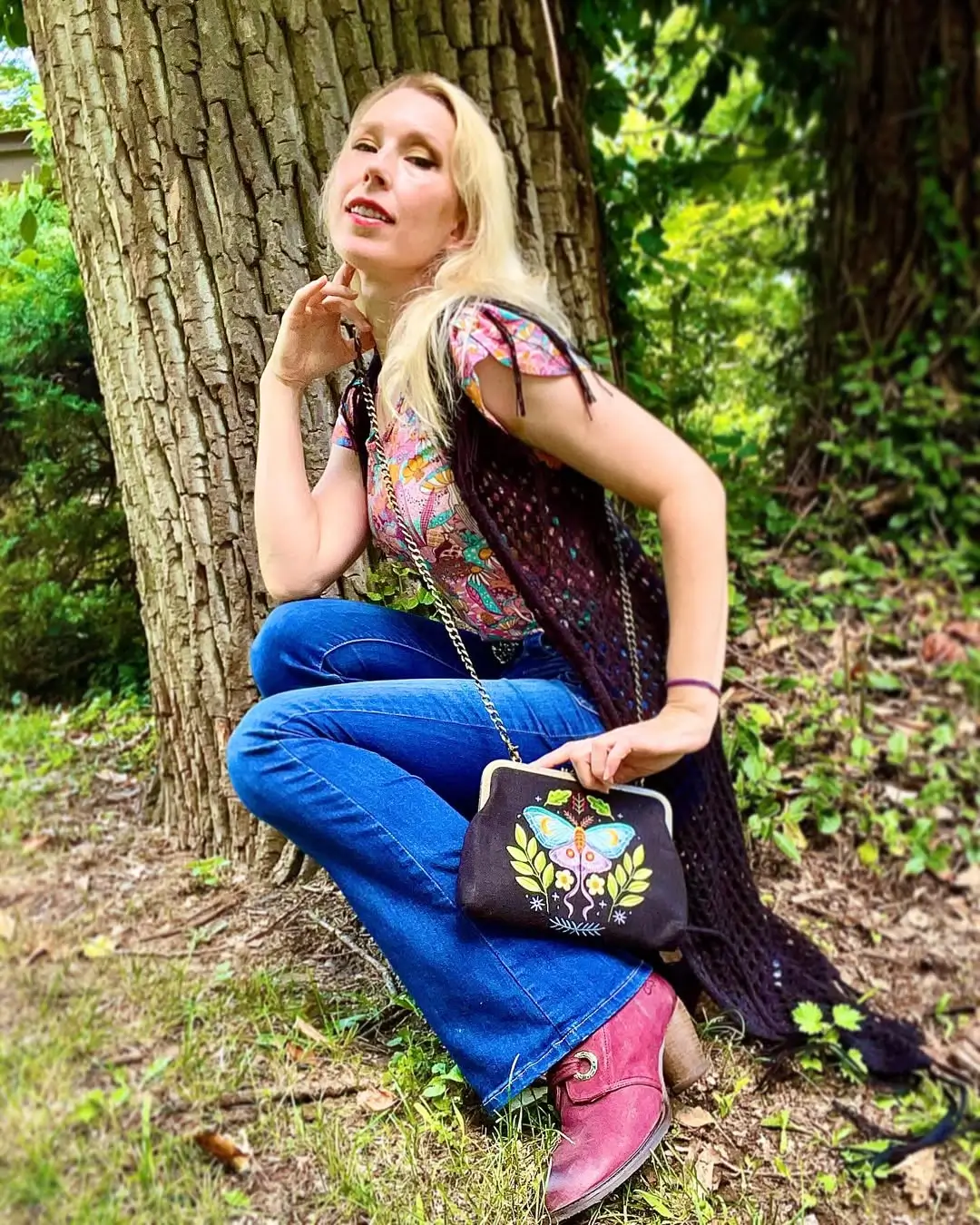 cute boho summer outfits 2026 Funky Retro Boho with a Personal Touch