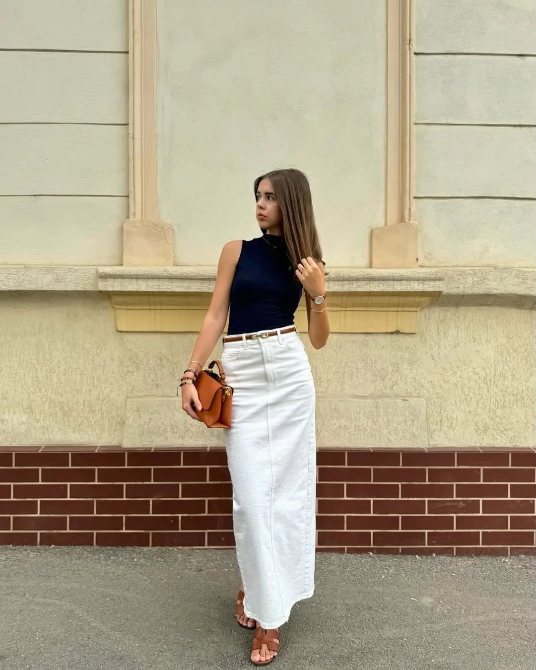 cute every day summer outfits 2026 Modern Classic: The Quiet Power of a Long White Skirt