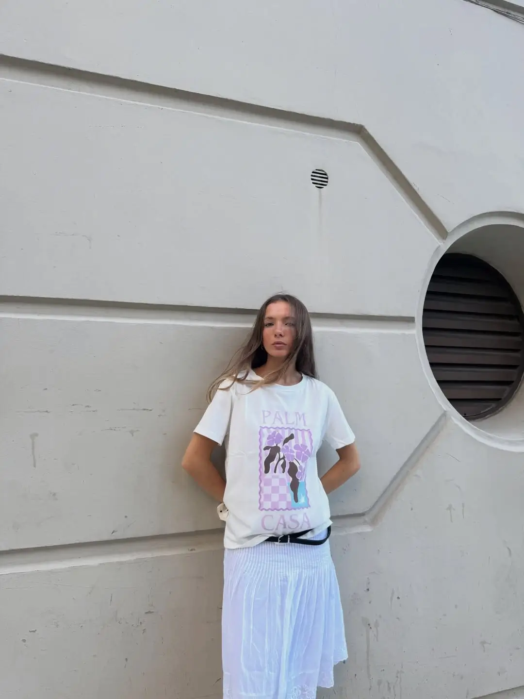 cute every day summer outfits 2026 Playful Street Softness: Graphic Tees & Feminine Balance