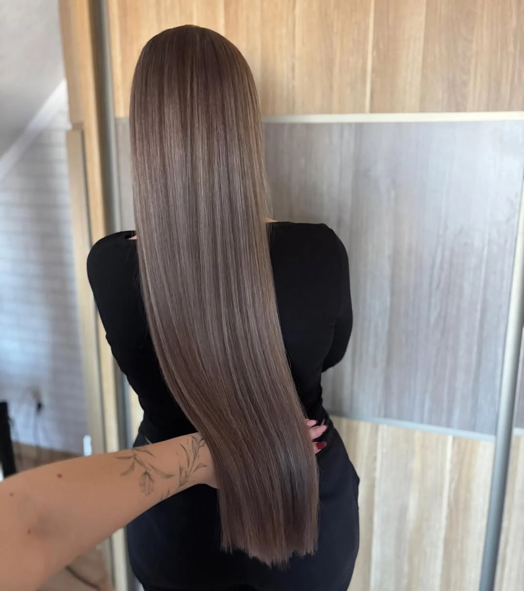 feathered summer haircuts for long hair 2026 Sleek Ultra-Long Straight with Precision Feather Finish