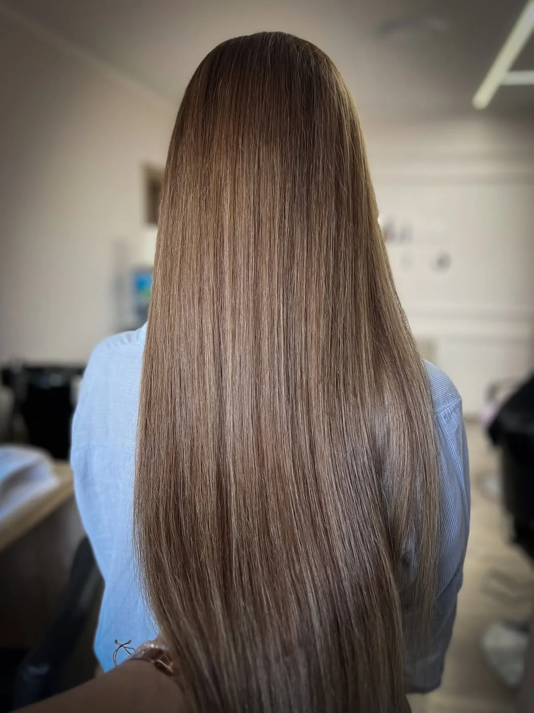 feathered summer haircuts for long hair 2026 Glass-Straight Length with Invisible Feathering