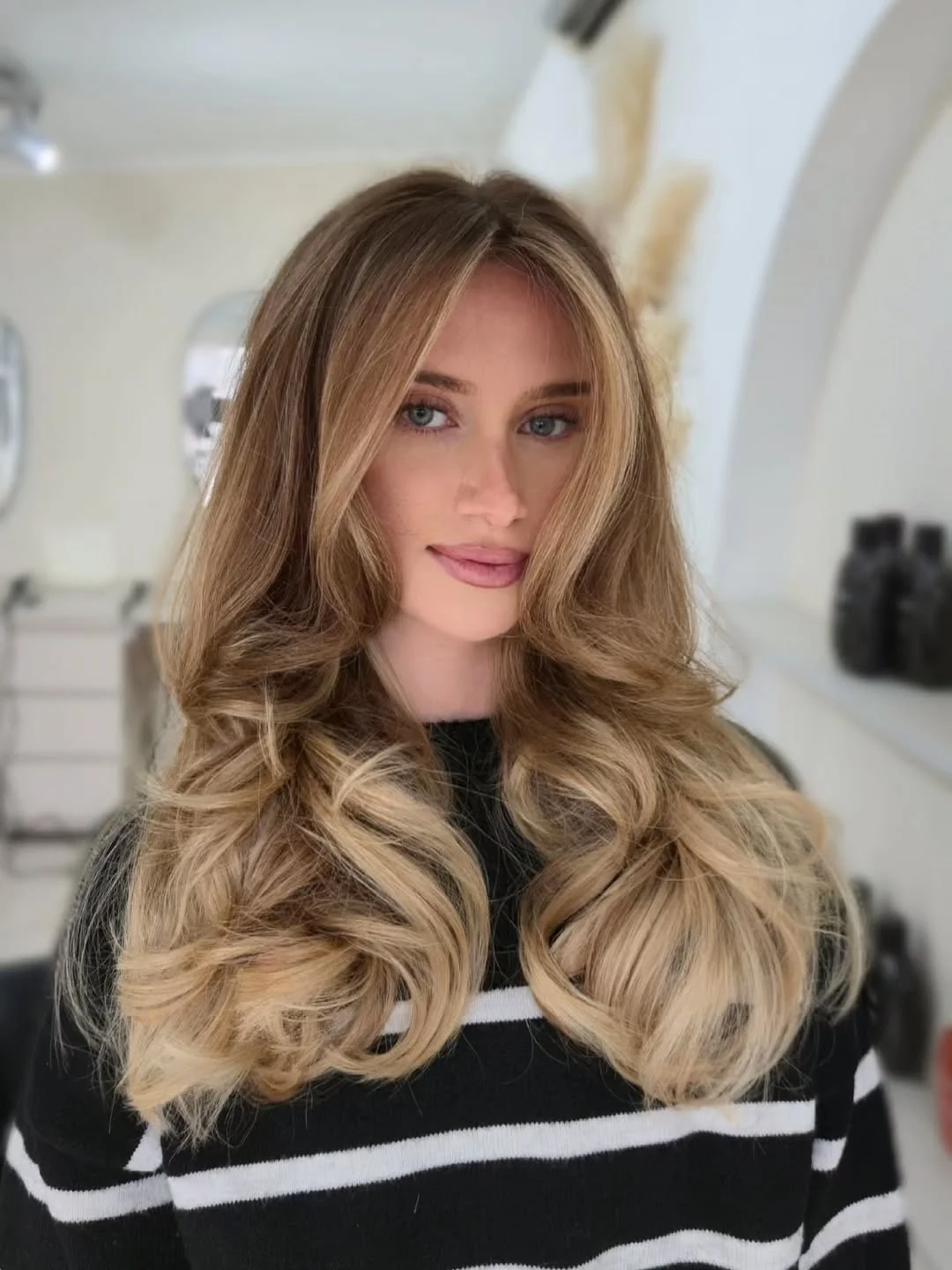 feathered summer haircuts for long hair 2026 Soft Blonde Butterfly Layers with Airy Curtain Flow