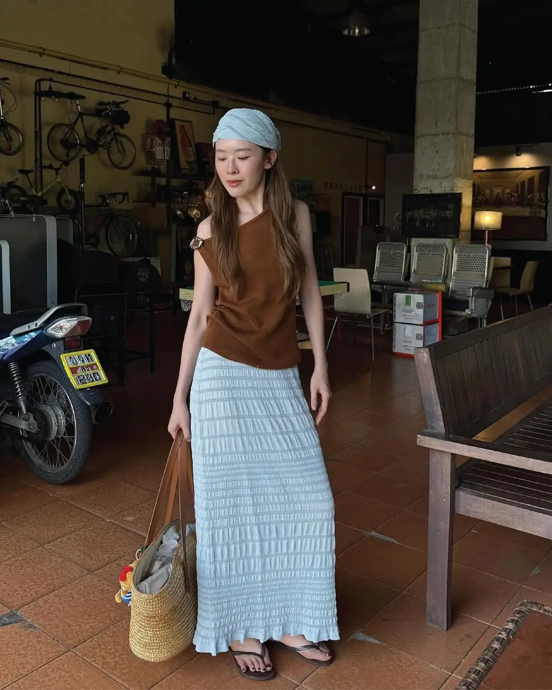 flowy summer skirt outfits 2026 Soft Neutrals and Vacation-Ready Textures