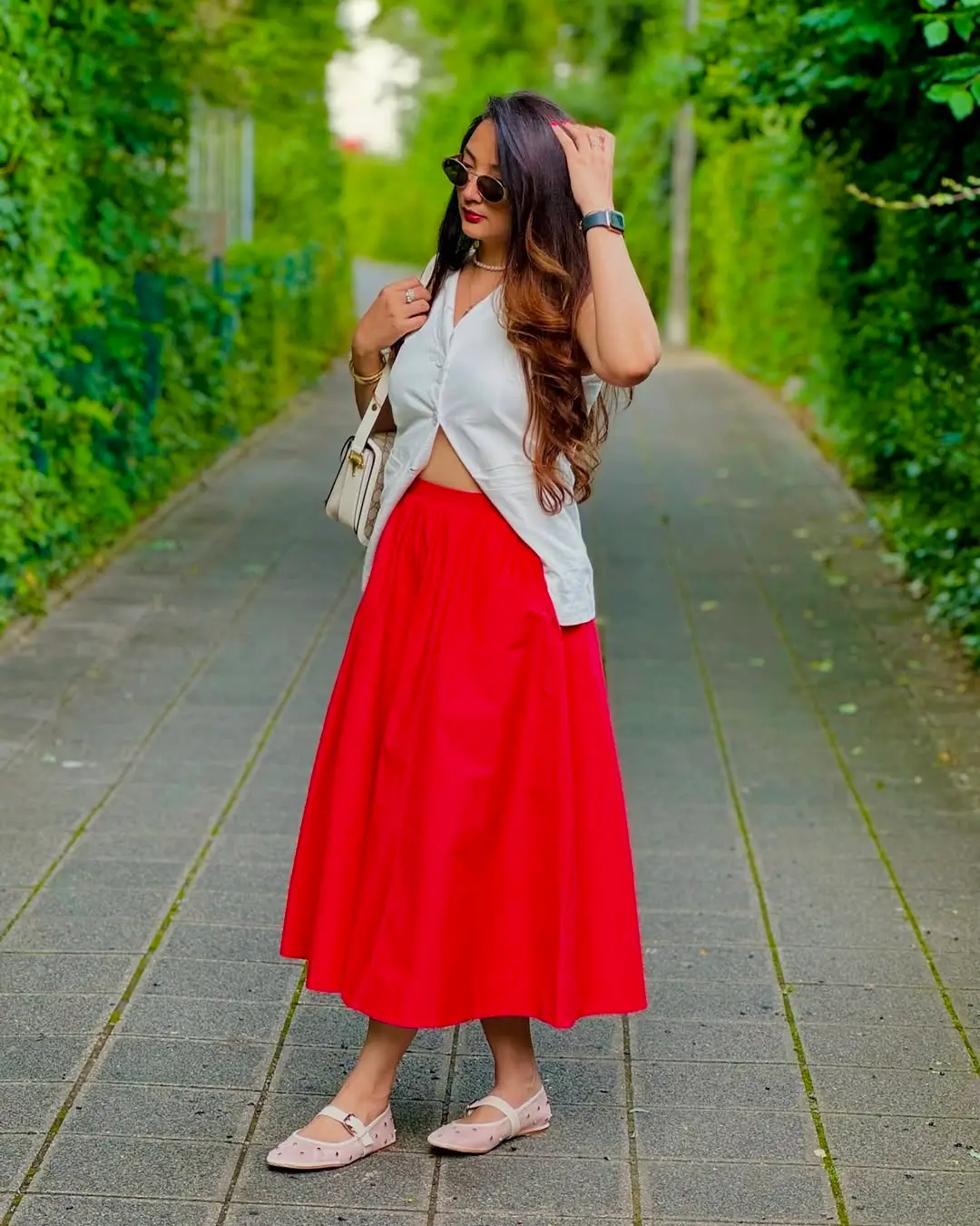 flowy summer skirt outfits 2026 Bold Color Soft Movement