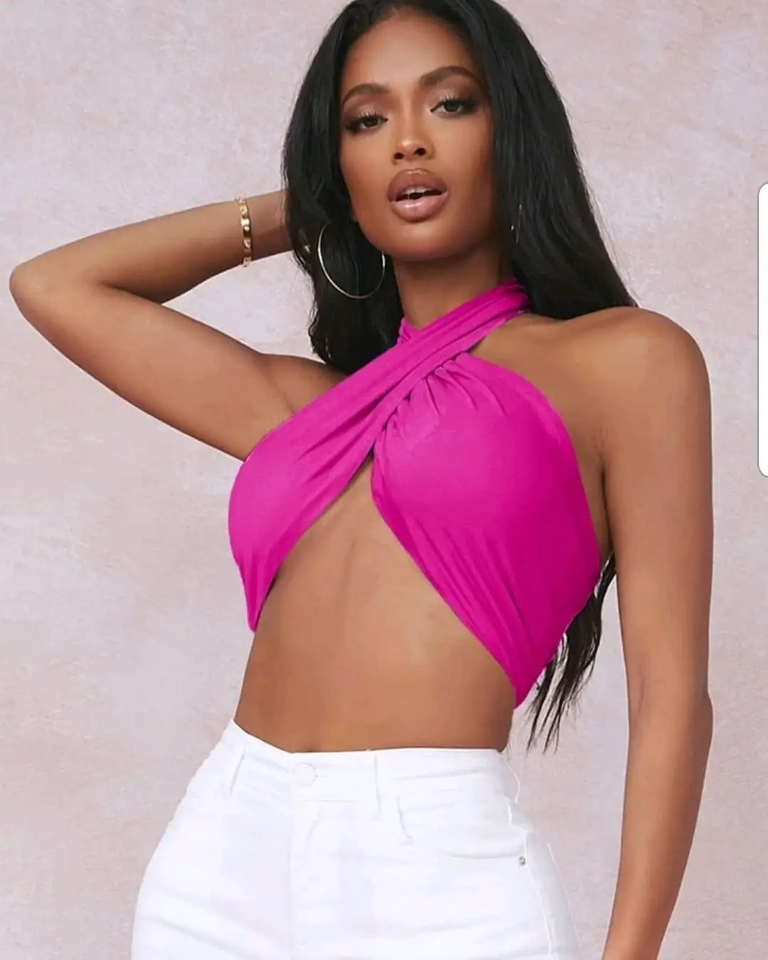 halter summer crop top outfits 2026 Statement Halter for Summer Party Energy