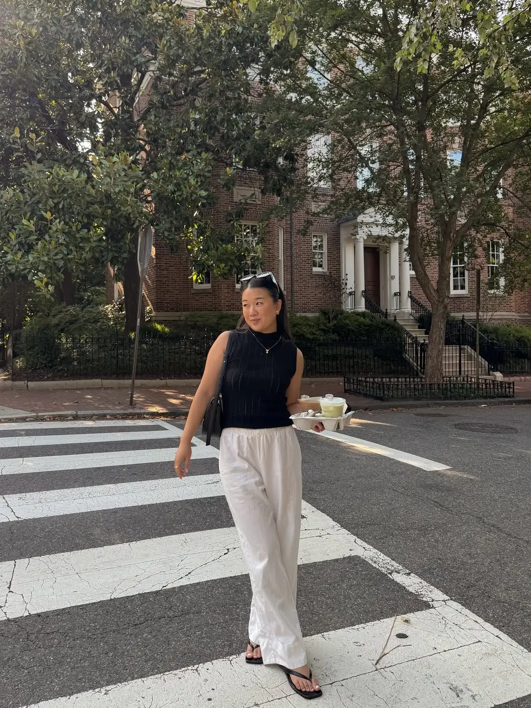 hot weather summer outfits 2026 Minimal Contrast and Everyday Movement