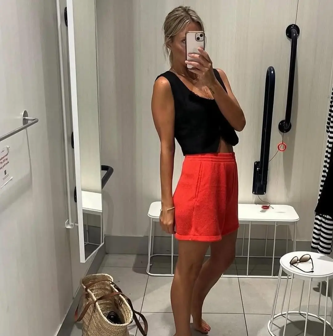 outfit inspo for women summer 2026 Playful Contrast with a Sporty Summer Twist