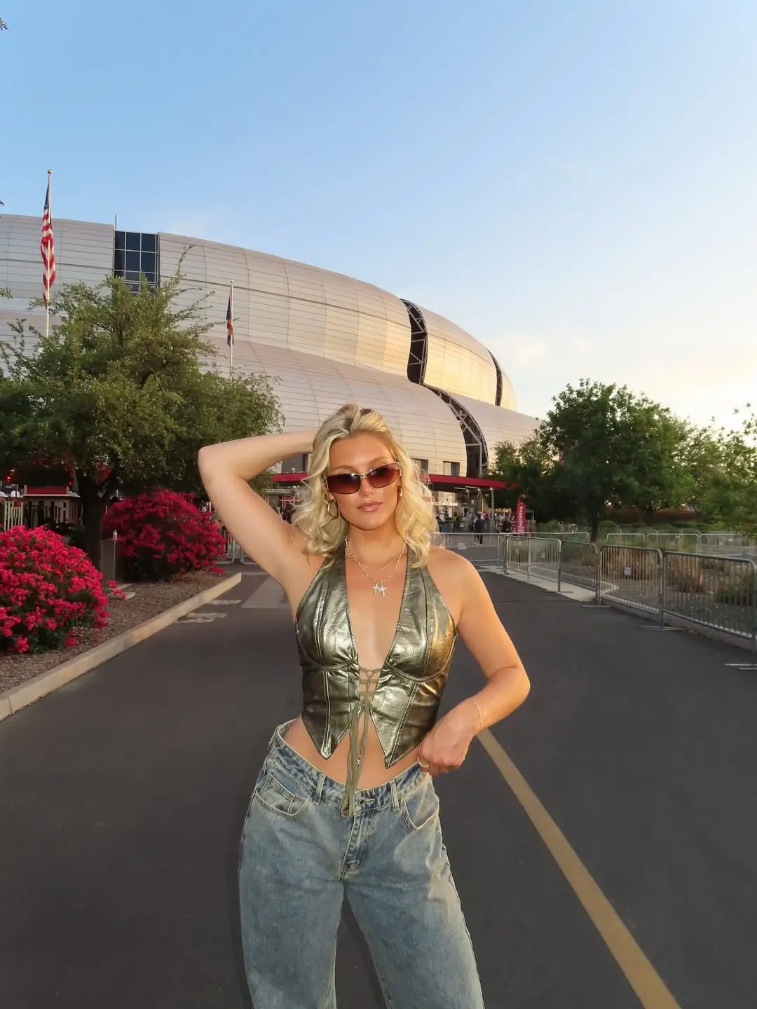 outfit inspo for women summer 2026 Modern Vintage Glam with a Bold Edge