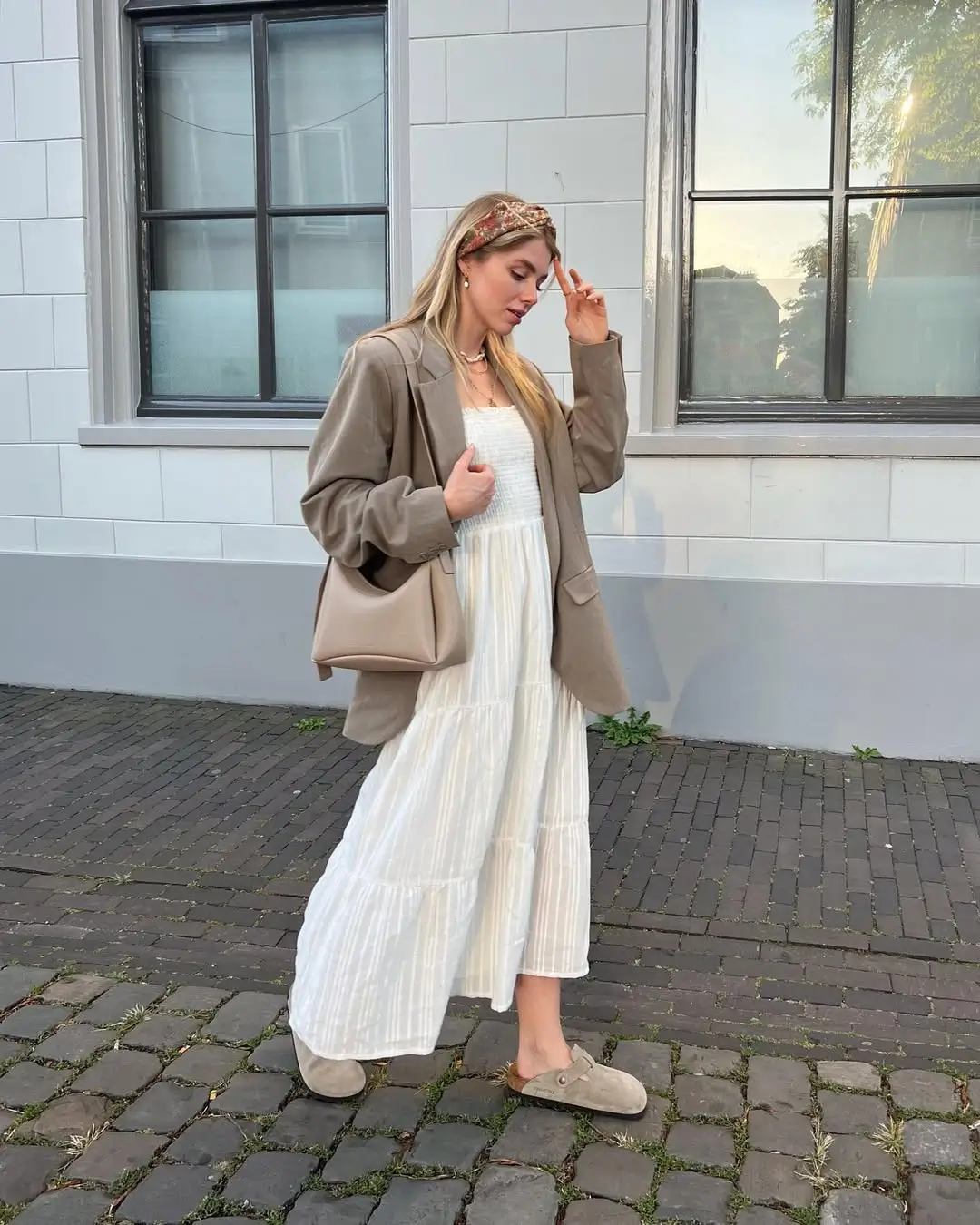 oversized summer outfit 2026 Soft Volume Dresses — Oversized Meets Romantic