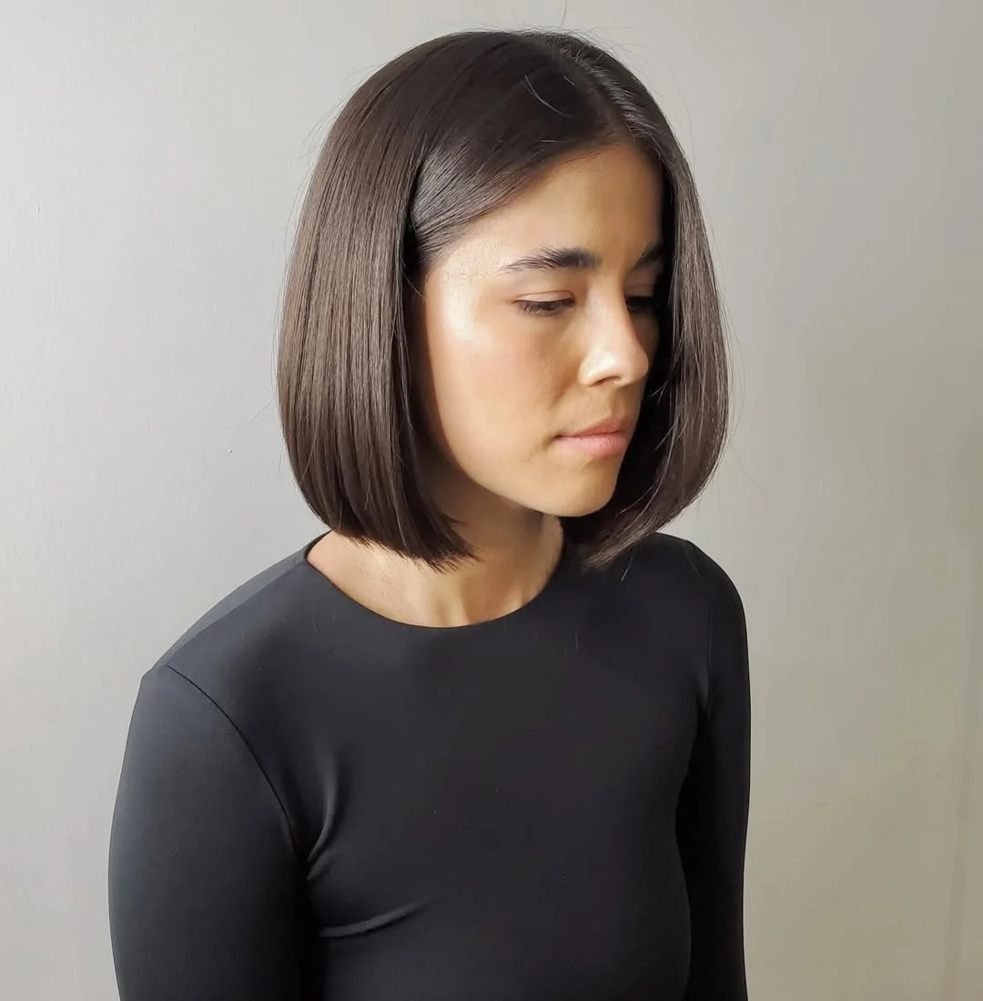sassy summer short hairstyles 2026 Classic Blunt Bob with Minimalist Precision
