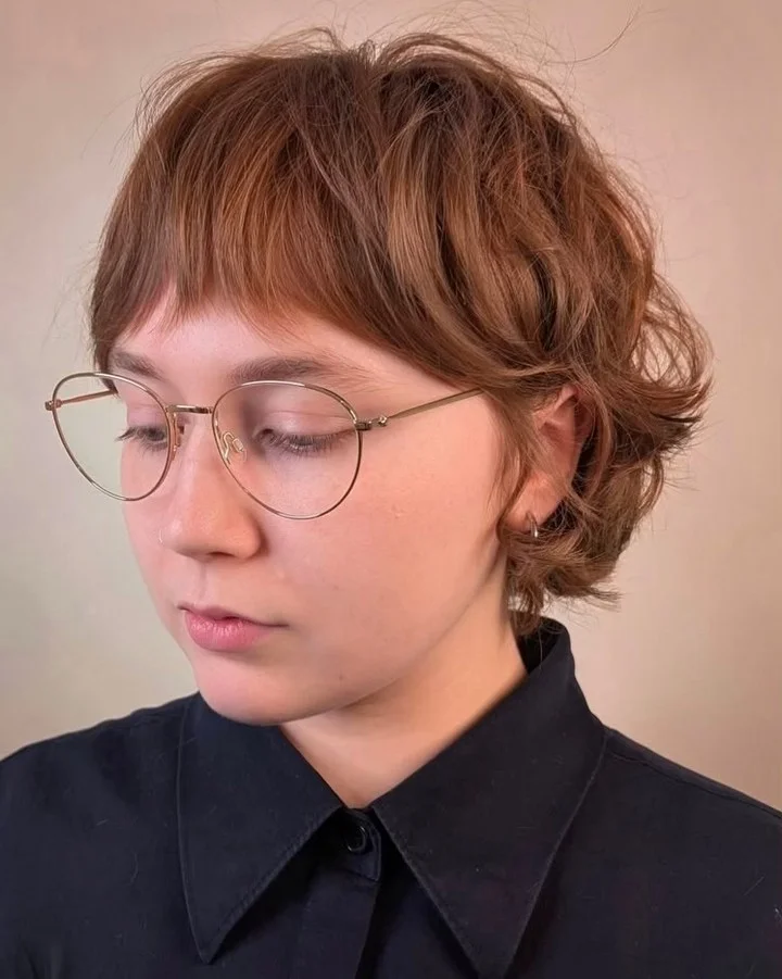 sassy summer short hairstyles 2026 Curly Shag Pixie with Micro Bangs Energy