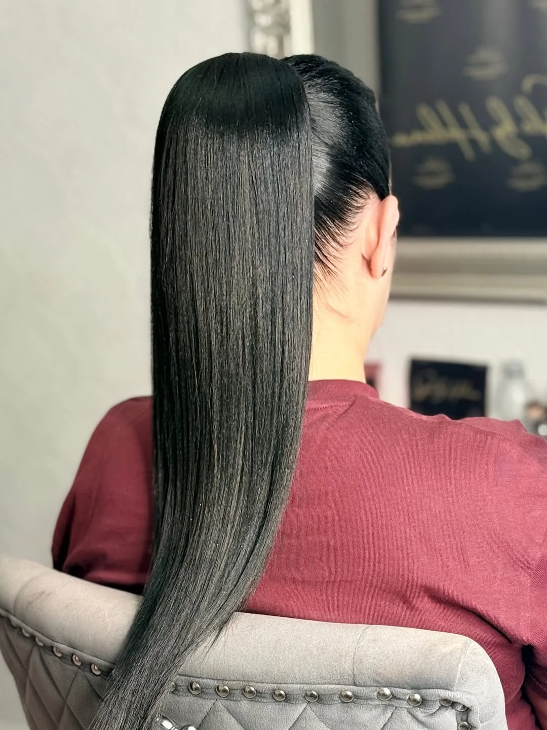 sporty summer ponytail hairstyle 2026 Ultra Sleek Straight Ponytail Statement