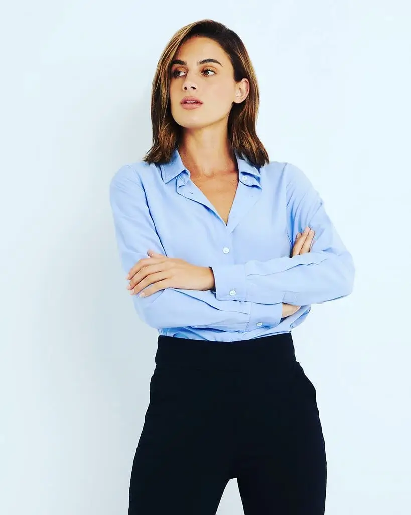 summer business casual outfit 2026 Cool Toned Minimalism That Feels Effortless