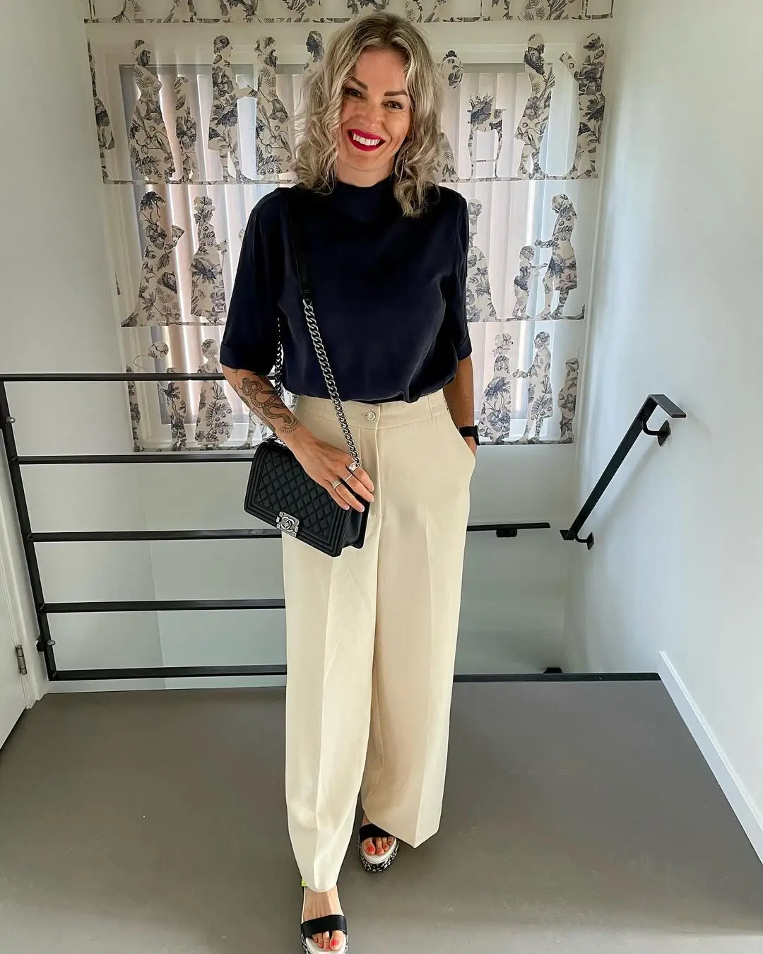 summer business casual outfit 2026 Soft Contrast That Feels Like Effortless Balance