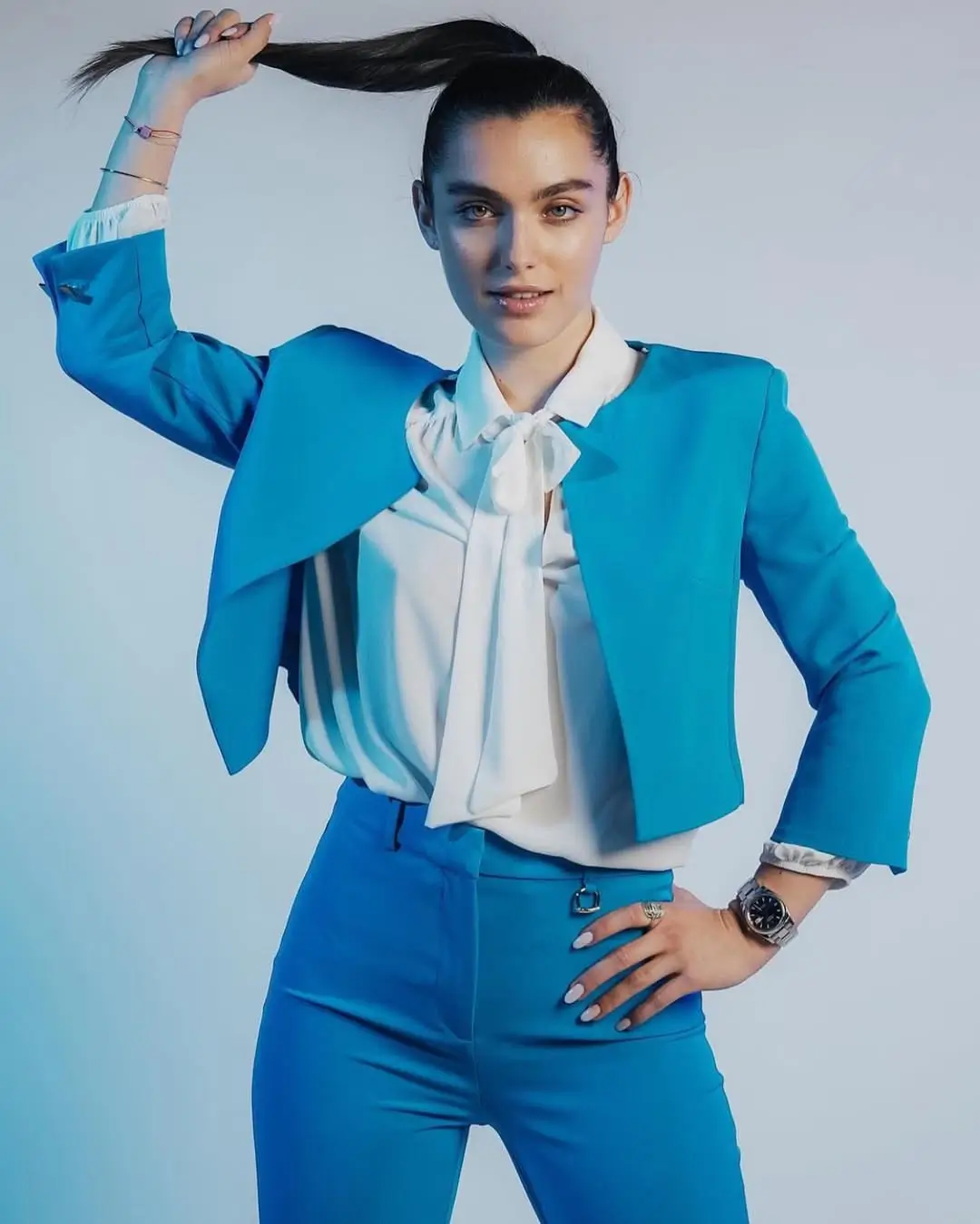 summer business casual outfit 2026 Power Color That Doesn’t Apologize