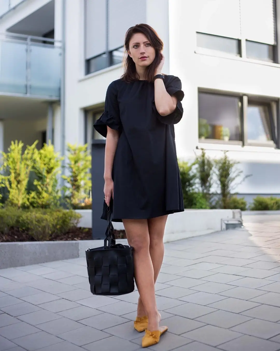 summer business casual outfit 2026 The Minimal Black Dress That Always Works