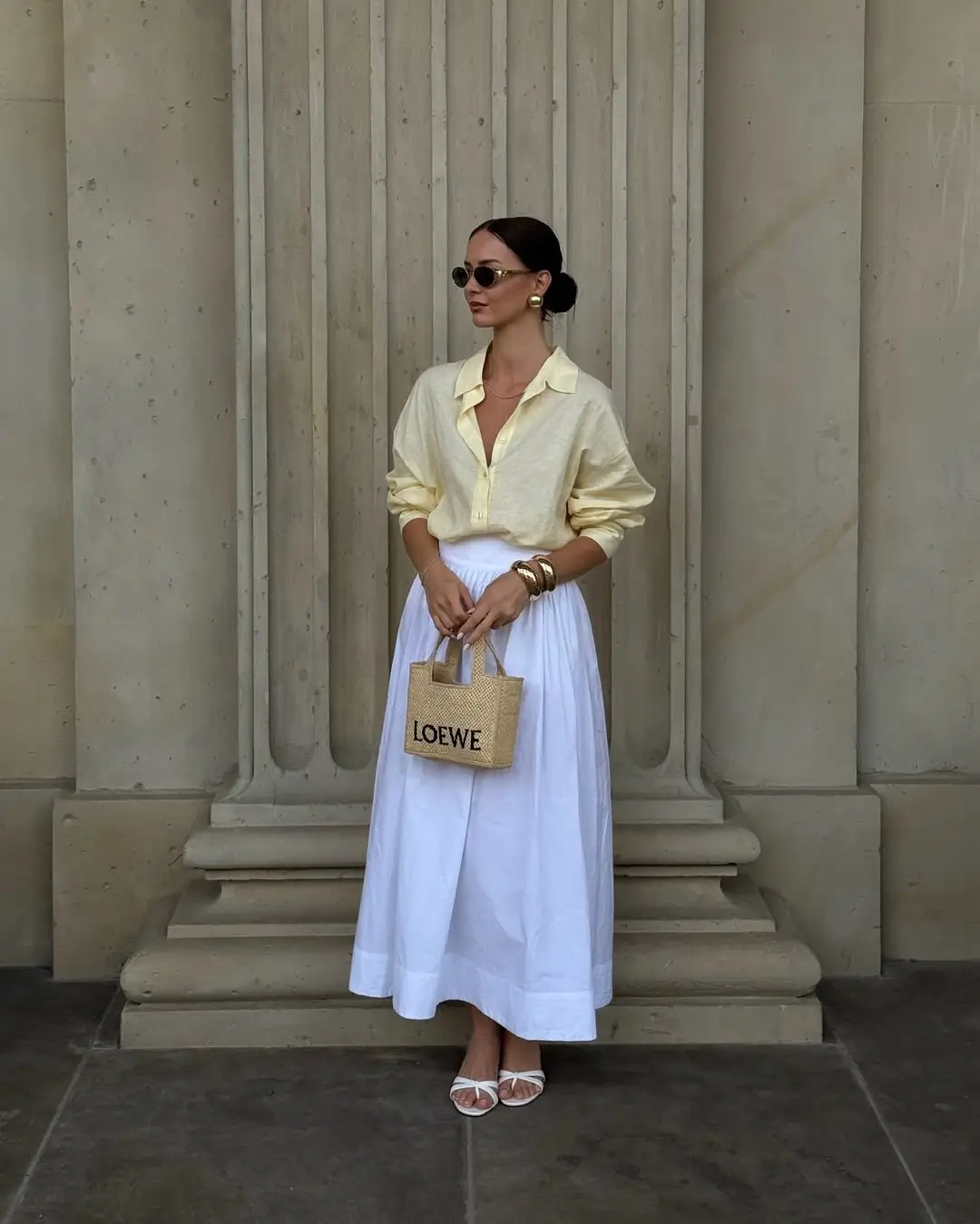 summer clothes essentials 2026 Refined Contrast Crisp Whites & Soft Yellow Layers