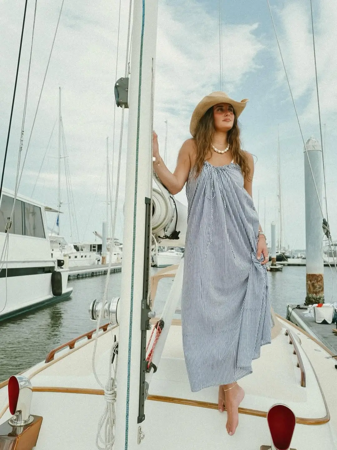 summer clothes essentials 2026 Coastal Ease Stripes Sun Hats & That Effortless Vacation Mood