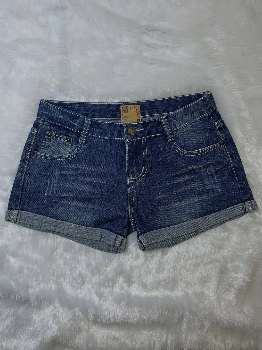 summer denim shorts 2026 Classic Dark Wash with a Modern Twist