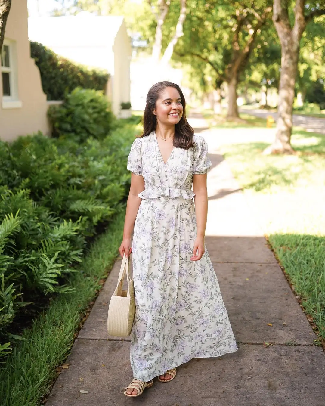summer flowy maxi dresses 2026 Soft Florals and Puff Sleeves The Romantic Everyday Maxi
