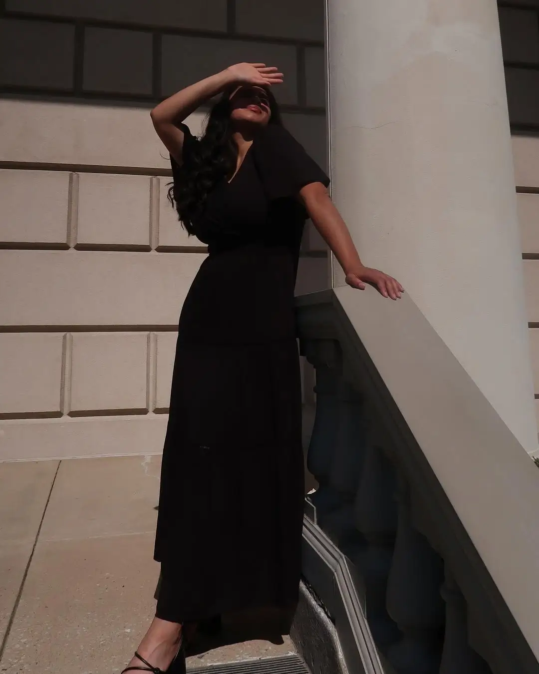 summer flowy maxi dresses 2026 After Dark Minimalism The Elevated Black Maxi