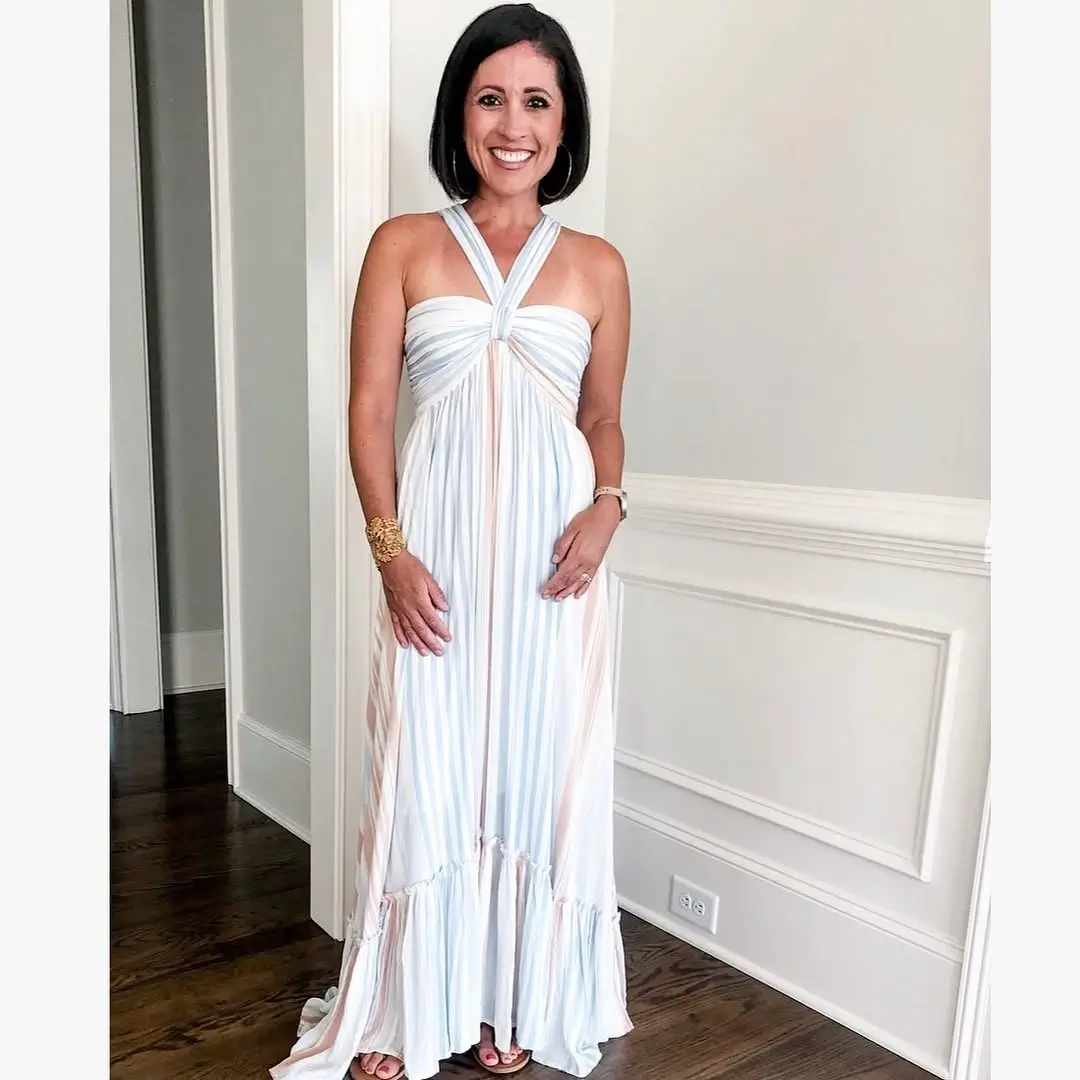 summer flowy maxi dresses 2026 Soft Pleats and Bare Shoulders The Understated Elegance Maxi