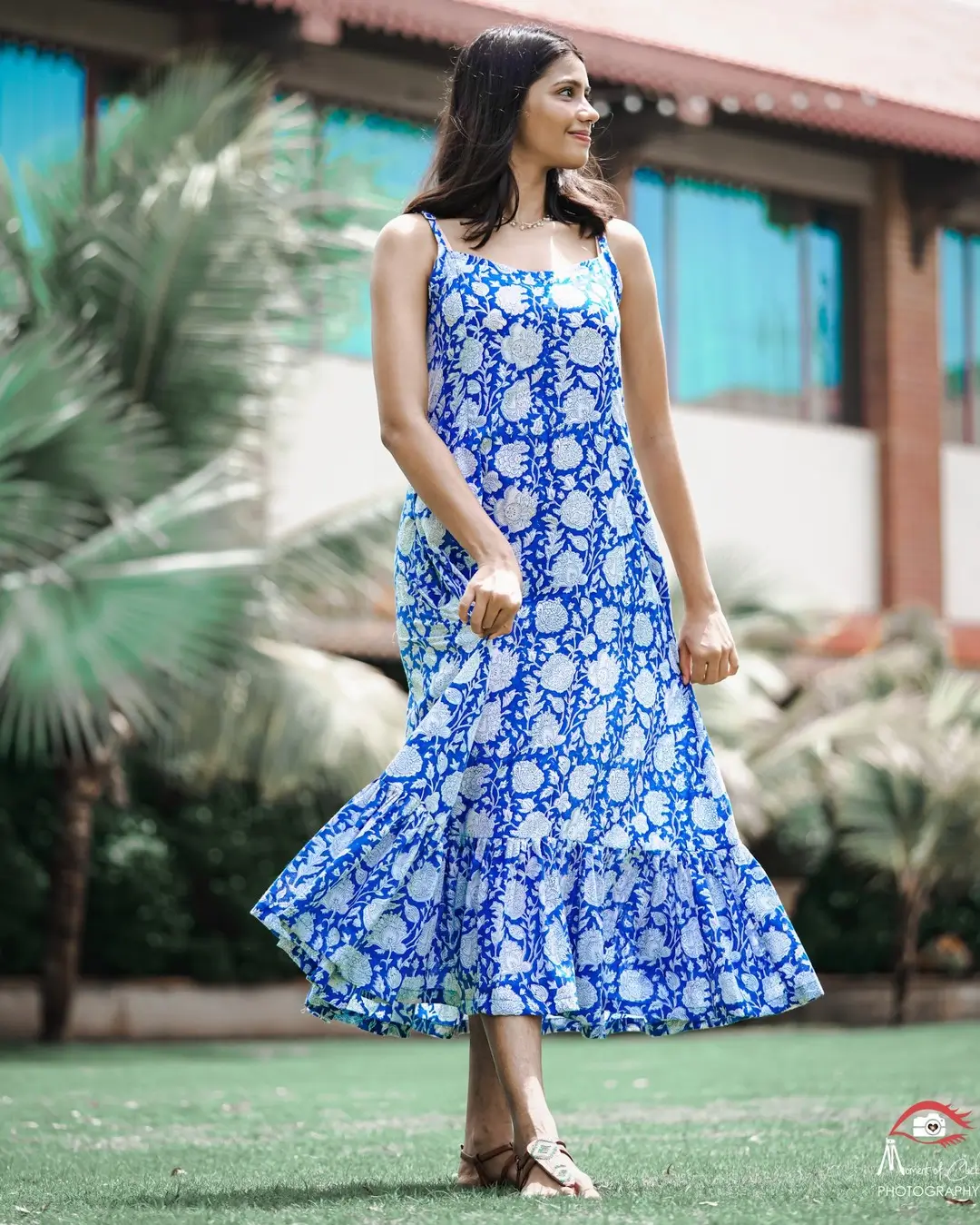 summer sleeveless dresses 2026 Blue Floral Breeze The Return of Easy Femininity