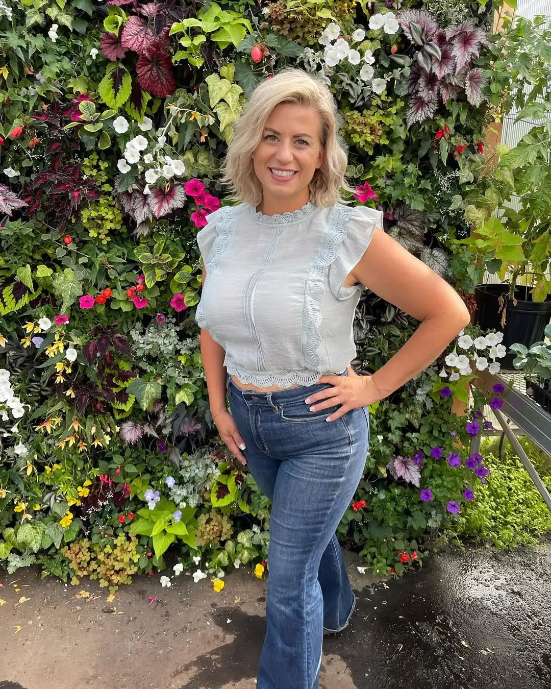 summer tops outfit 2026 The Flowy White Blouse and Jeans That Always Feel Right