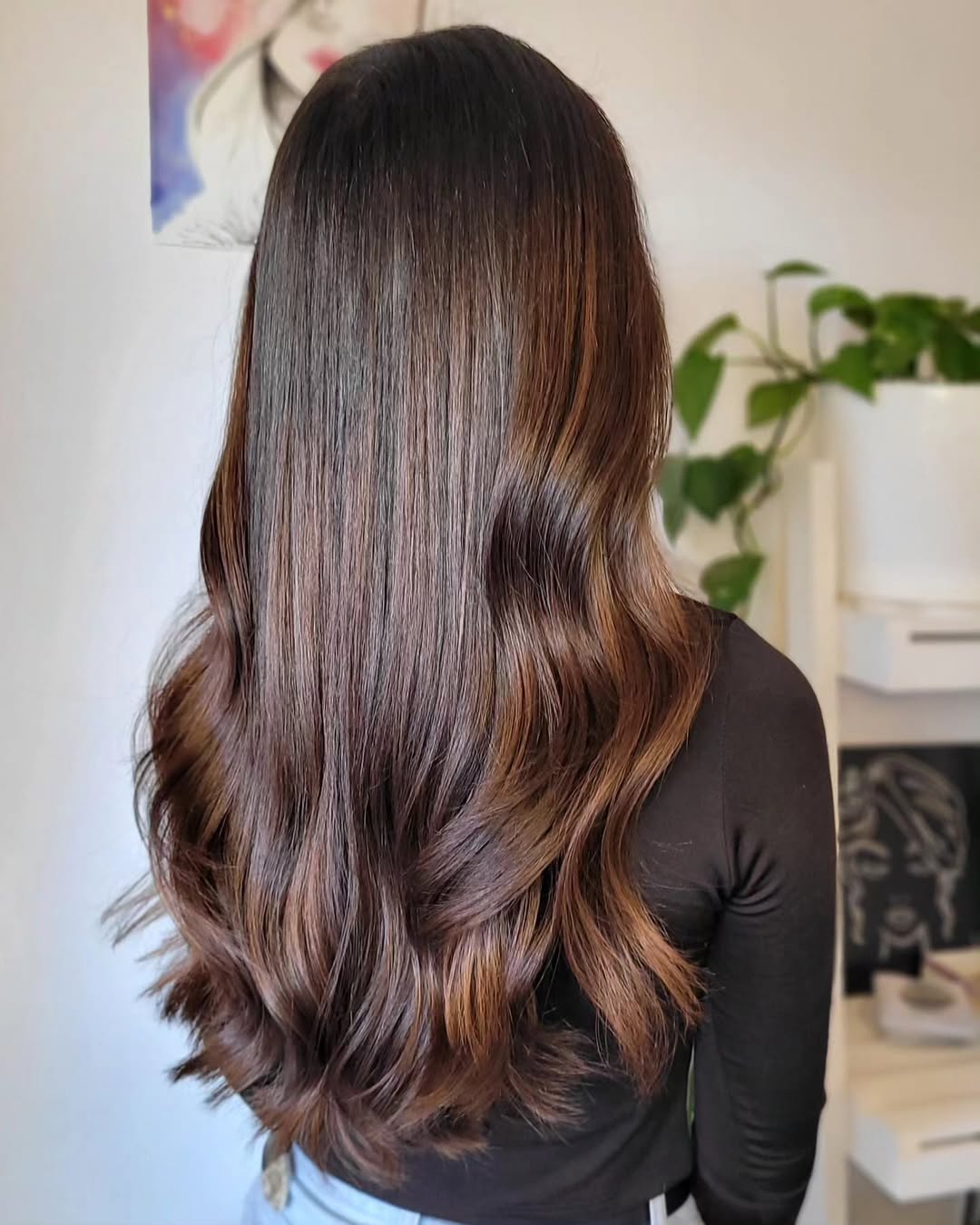 trendy summer hair color ideas for brunettes 2026 Rich Chocolate Lengths with Subtle Light Reflection