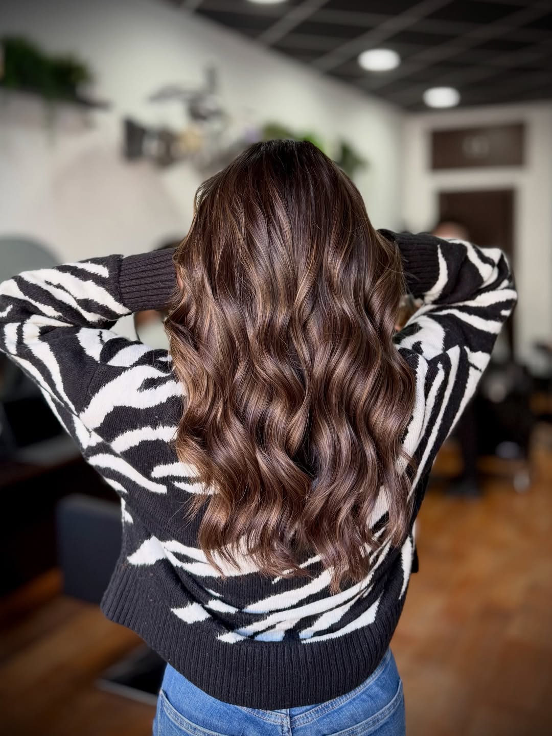 trendy summer hair color ideas for brunettes 2026 Dimensional Brunette Waves with Luminous Summer Depth