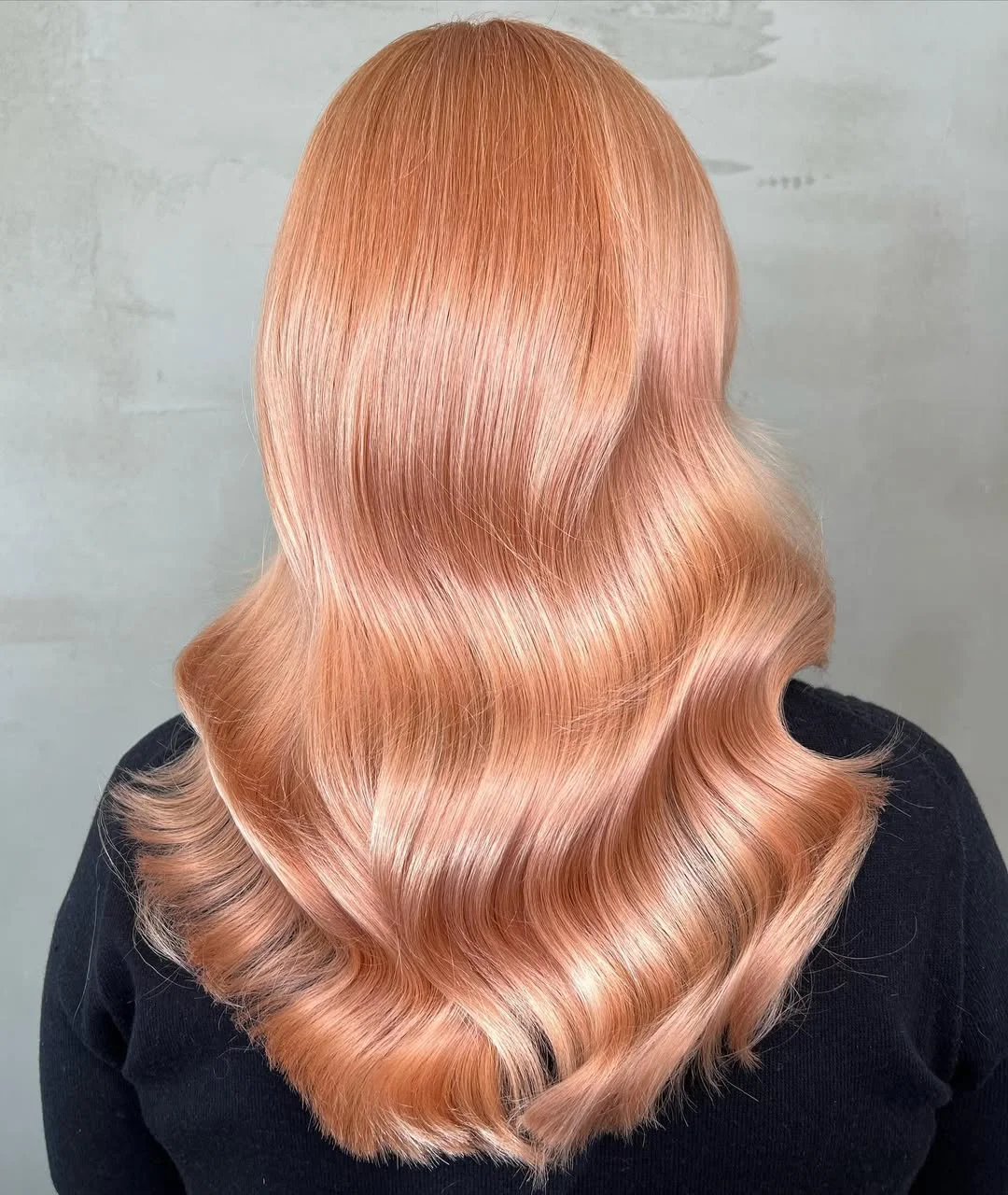bright summer apricot blonde hair color 2026 Velvet Rose Apricot with Luxe Hollywood Movement