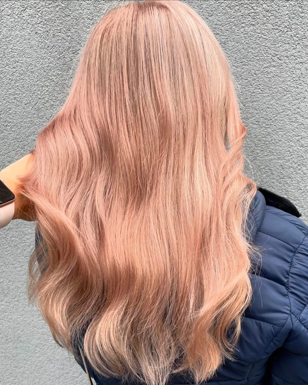 bright summer apricot blonde hair color 2026 Soft Pale Apricot Melt with Barely-There Dimension