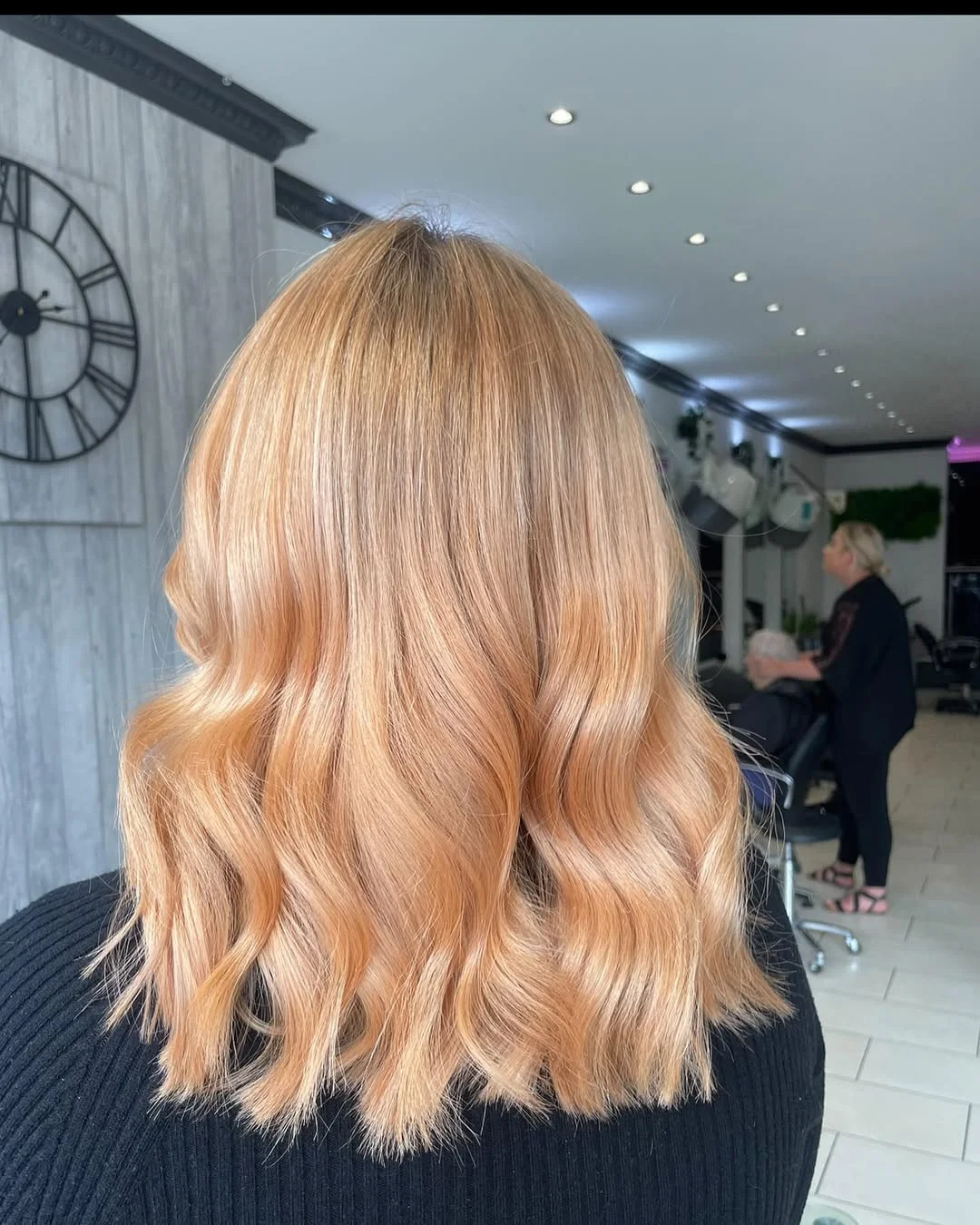 bright summer apricot blonde hair color 2026 Soft Honey Apricot Blend for Everyday Blonde Lovers
