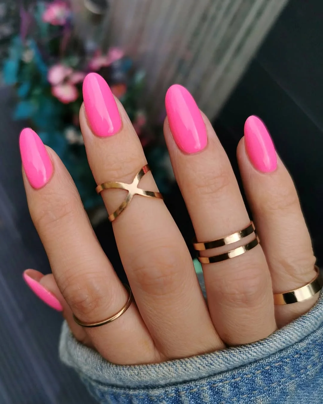 bright summer nails 2026 Glossy Barbie Pink for an Instant Mood Boost