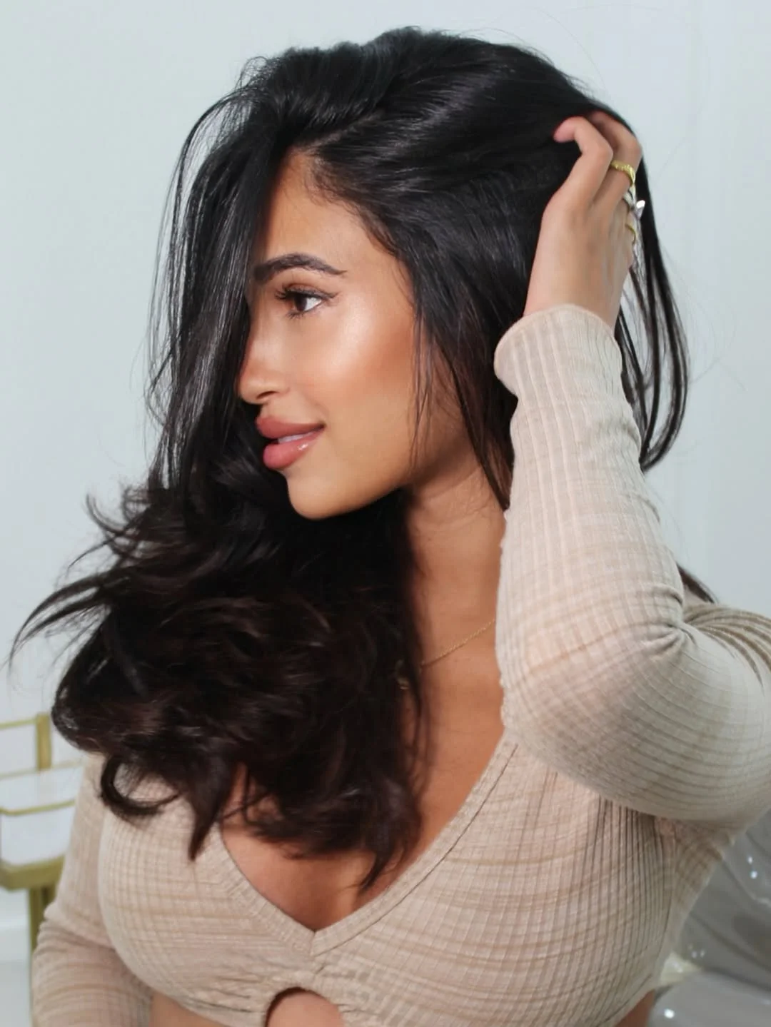 chestnut summer hair color for dark skin 2026 Dark Mocha Chestnut With Soft Bombshell Layers