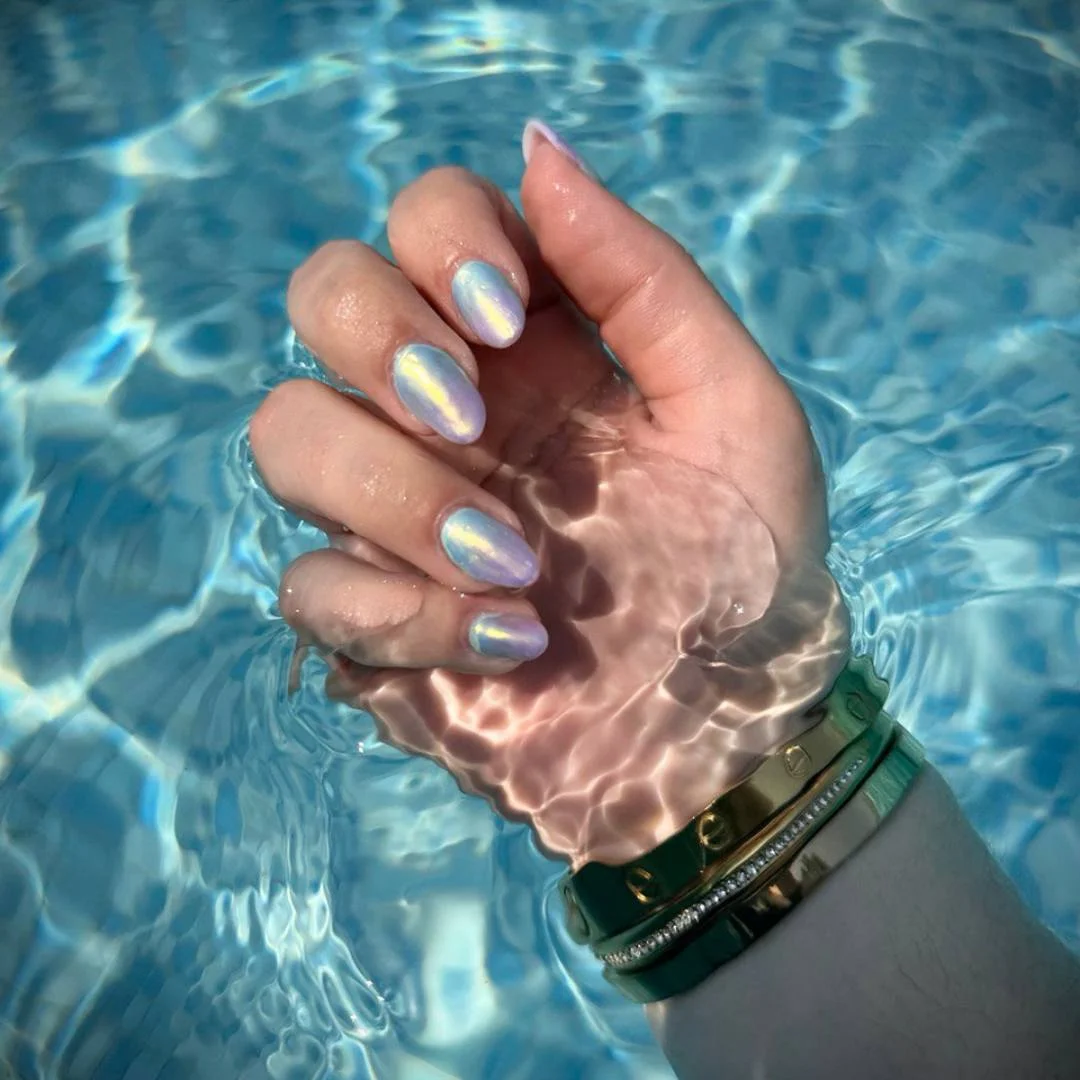 funky summer nails 2026 Mermaid Glow for Endless Summer Days