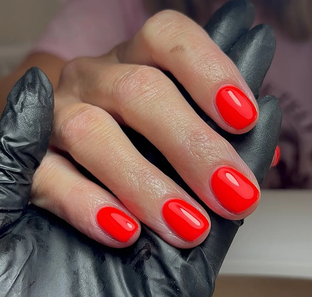 June Nail Colors ideas Classic Cherry Red Nails That Never Miss In June