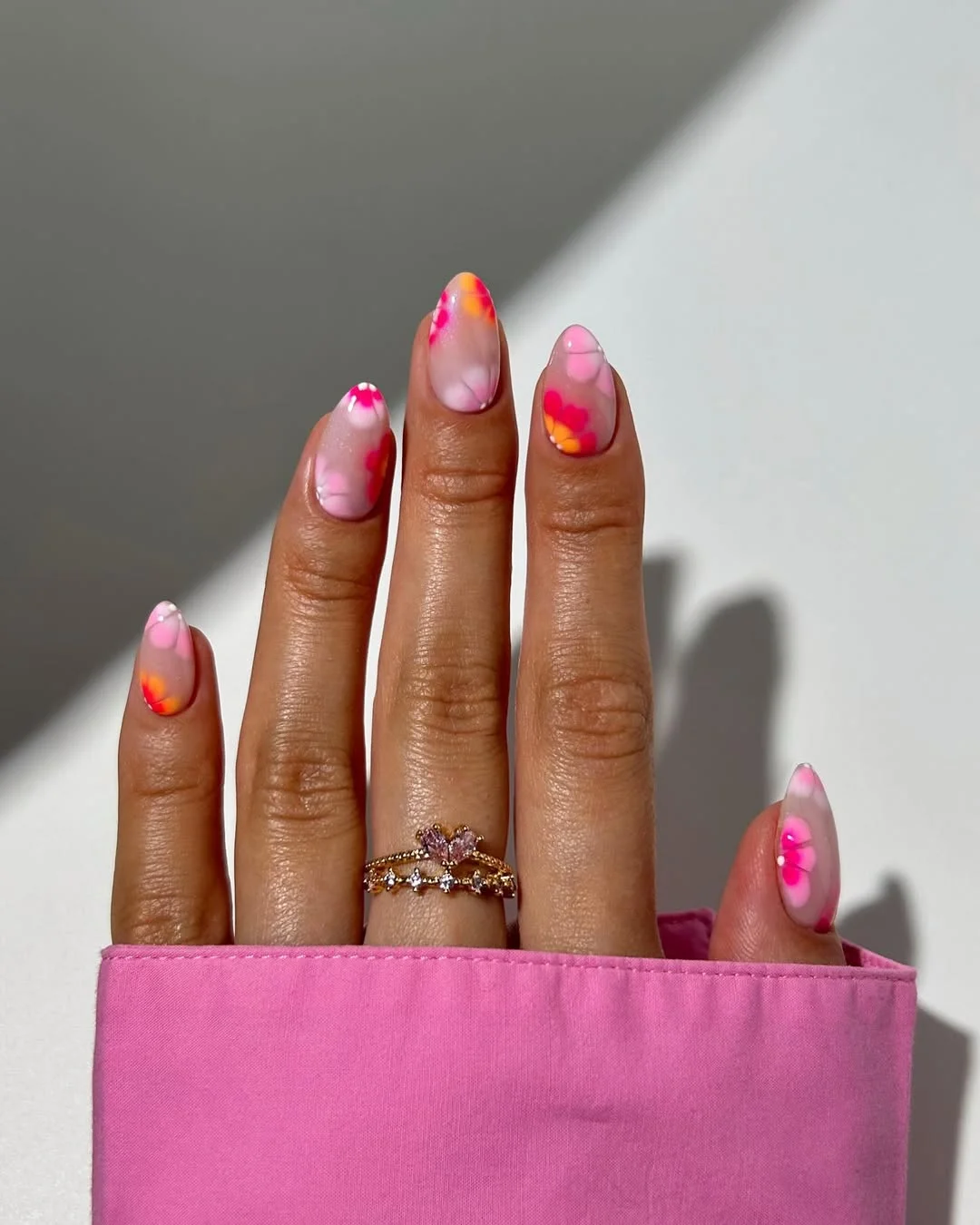 June Nails Ideas 2026 Watercolor Bloom Nails