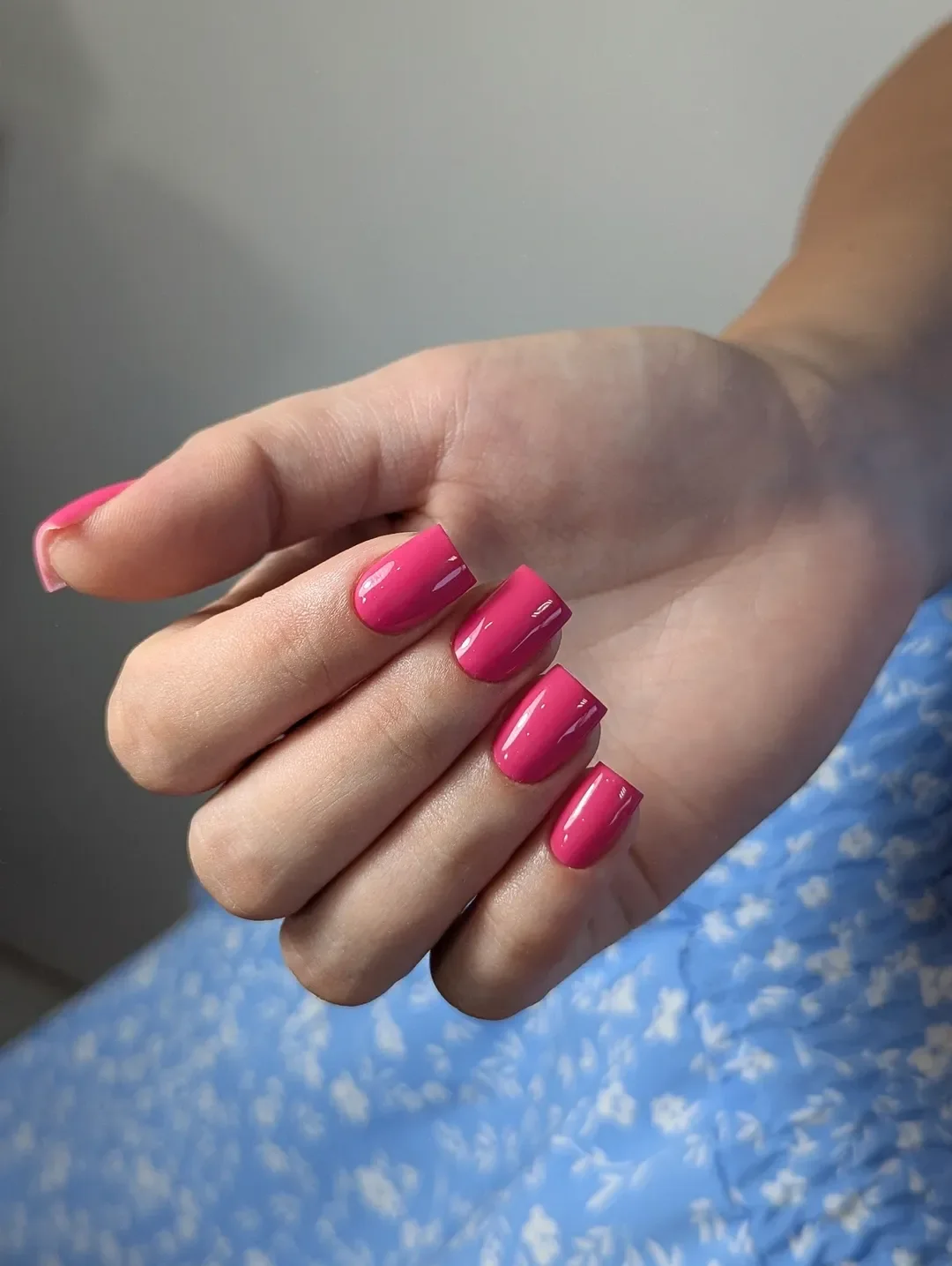 light summer nails 2026 Glossy Raspberry Pink Nails That Brighten Every Outfit