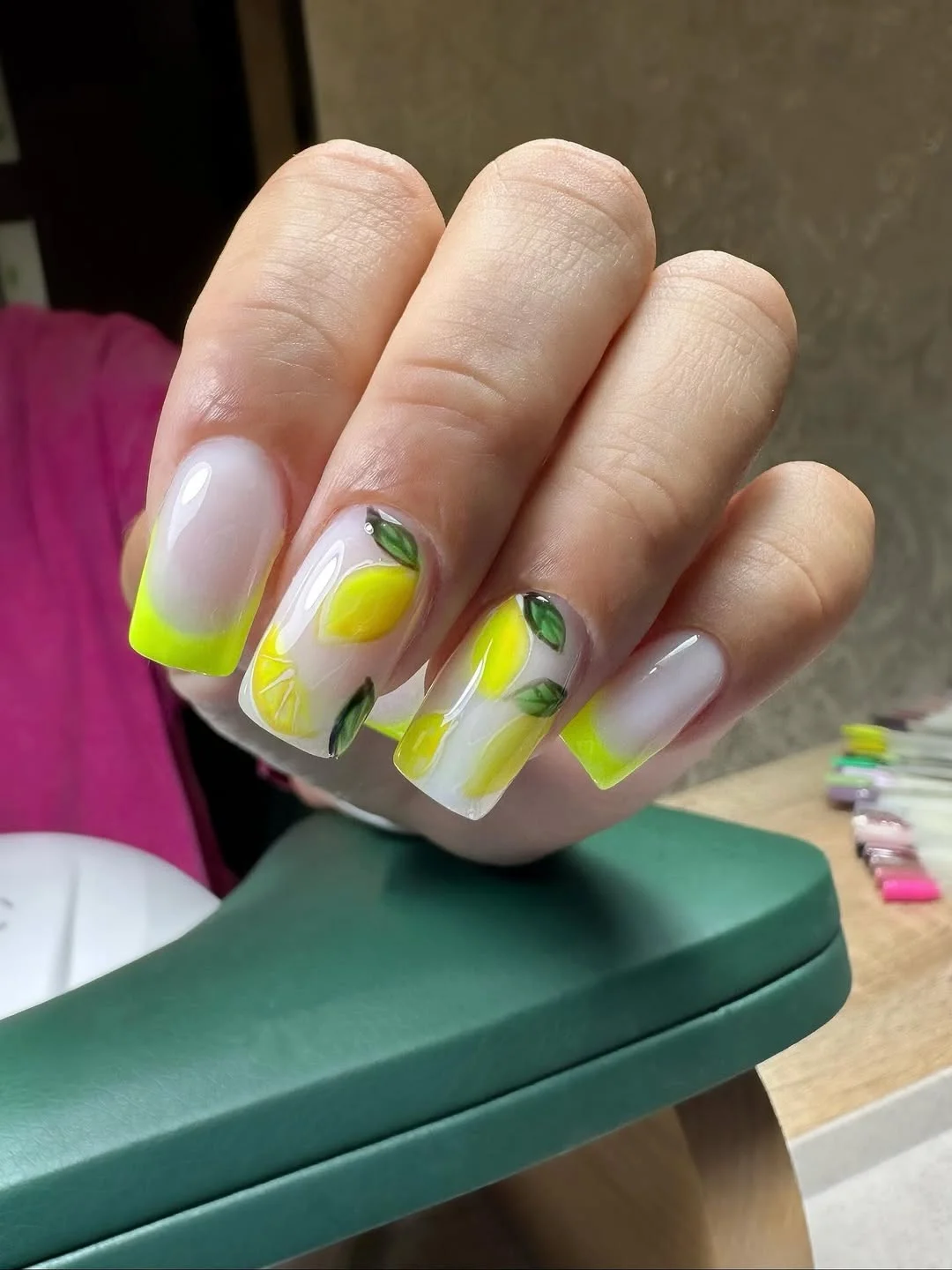 light summer nails 2026 Lemon Nail Art With Bright Mediterranean Energy