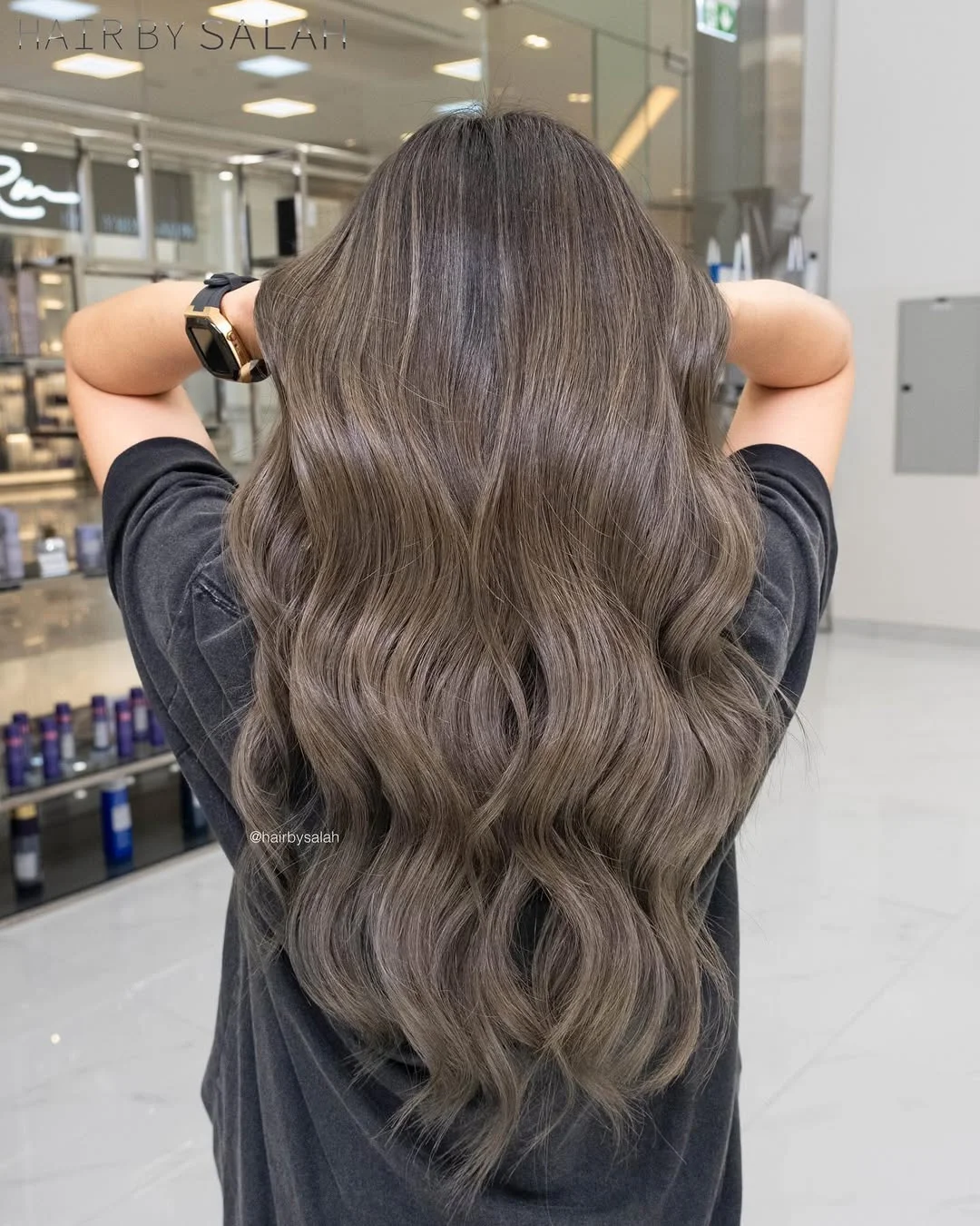 lived-in summer ash brown hair color 2026 Airy Smoky Ash Brown With Feathered Texture